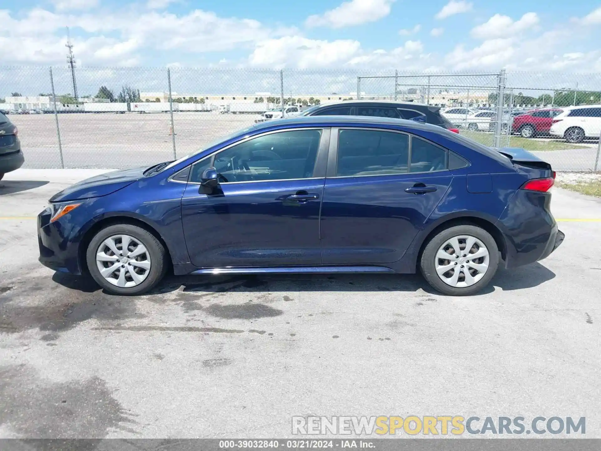 14 Photograph of a damaged car JTDEPMAE0MJ151164 TOYOTA COROLLA 2021