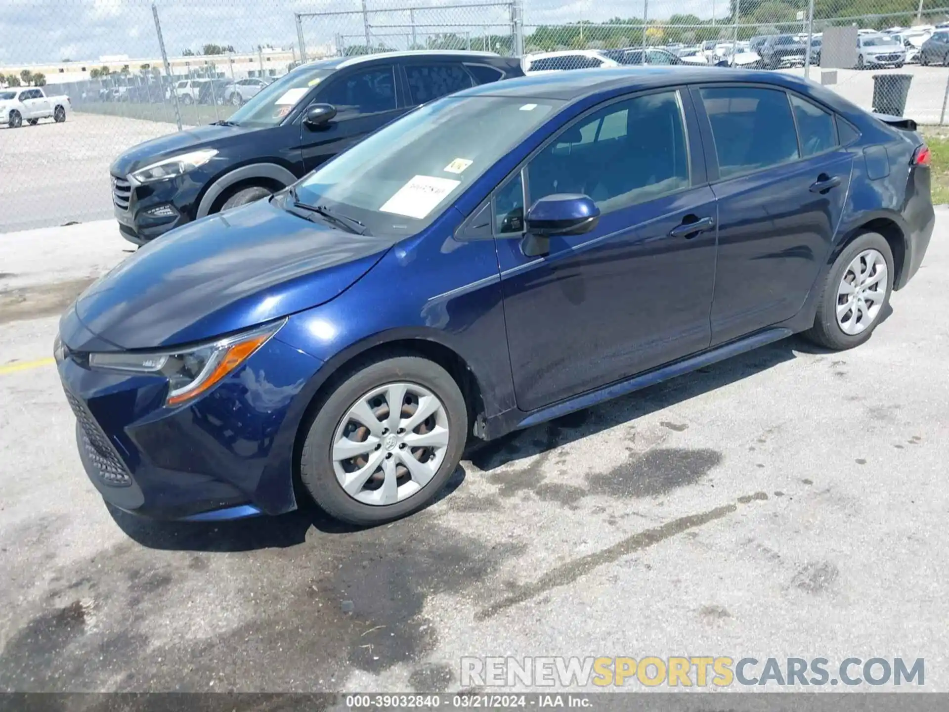 2 Photograph of a damaged car JTDEPMAE0MJ151164 TOYOTA COROLLA 2021