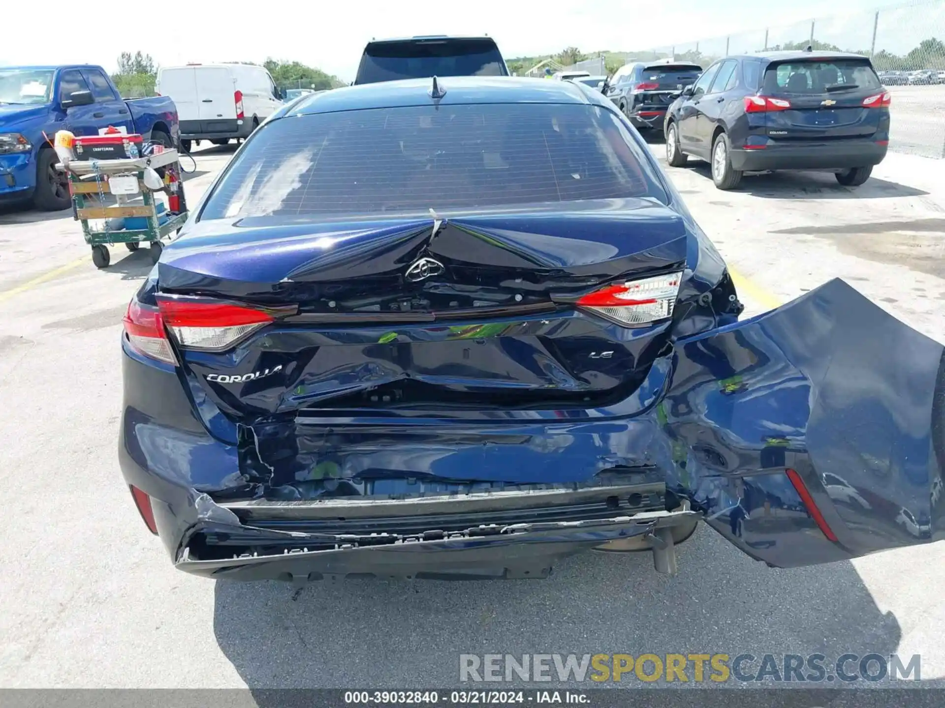 6 Photograph of a damaged car JTDEPMAE0MJ151164 TOYOTA COROLLA 2021