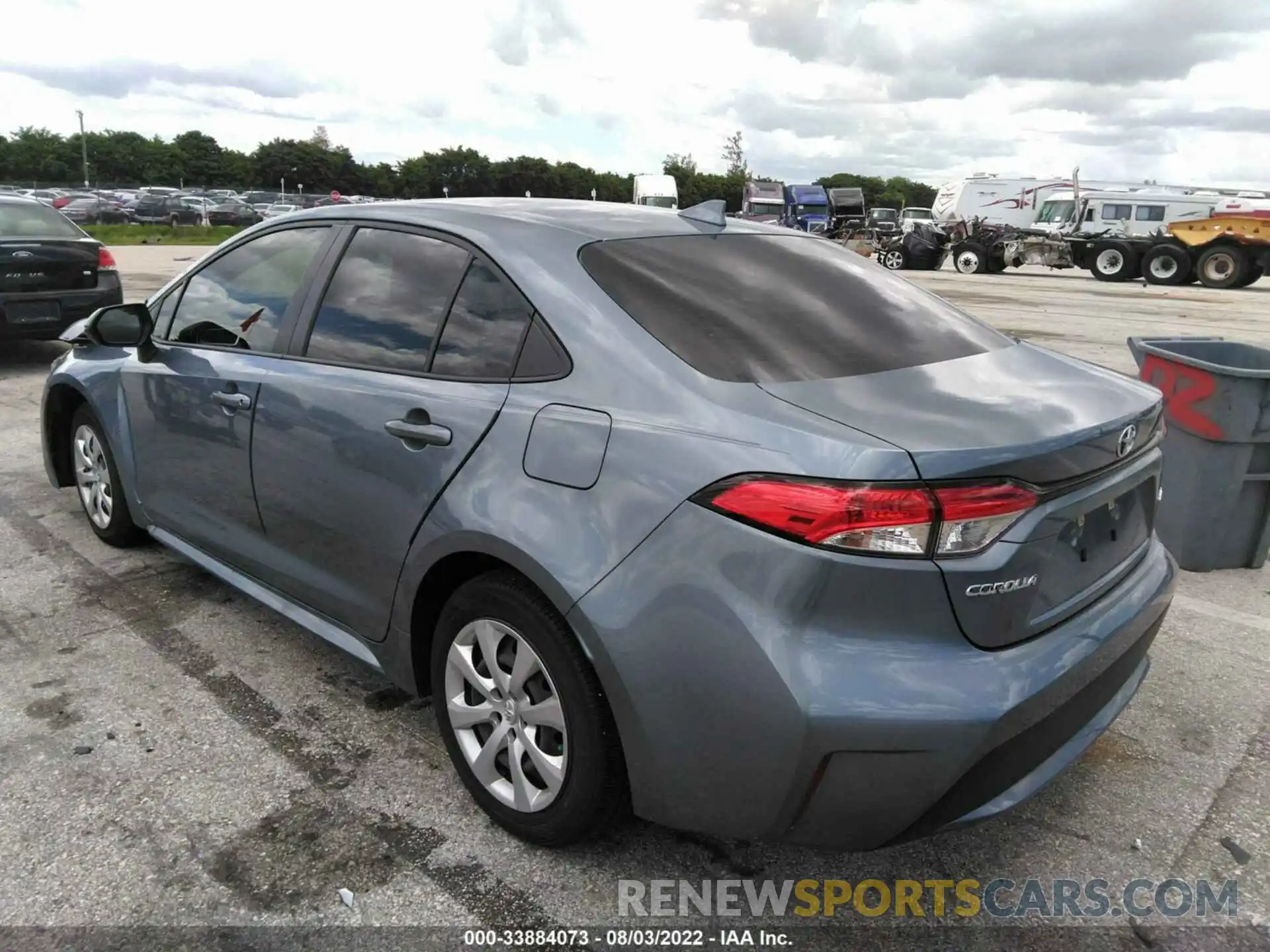 3 Photograph of a damaged car JTDEPMAE0MJ151861 TOYOTA COROLLA 2021