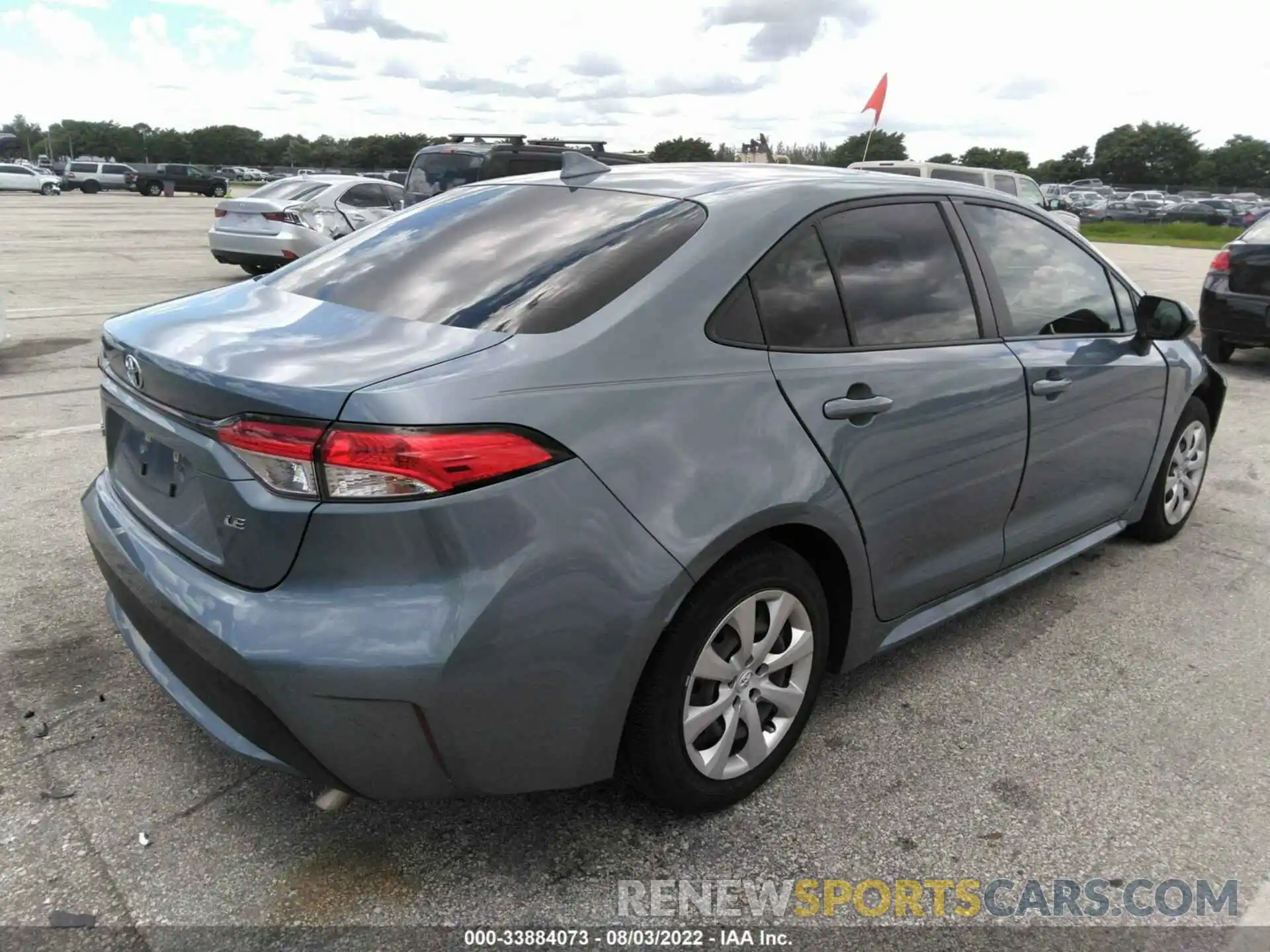 4 Photograph of a damaged car JTDEPMAE0MJ151861 TOYOTA COROLLA 2021