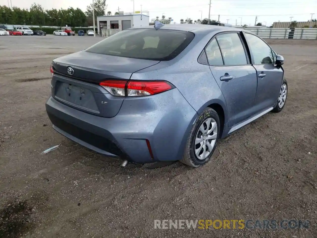 4 Photograph of a damaged car JTDEPMAE0MJ152105 TOYOTA COROLLA 2021