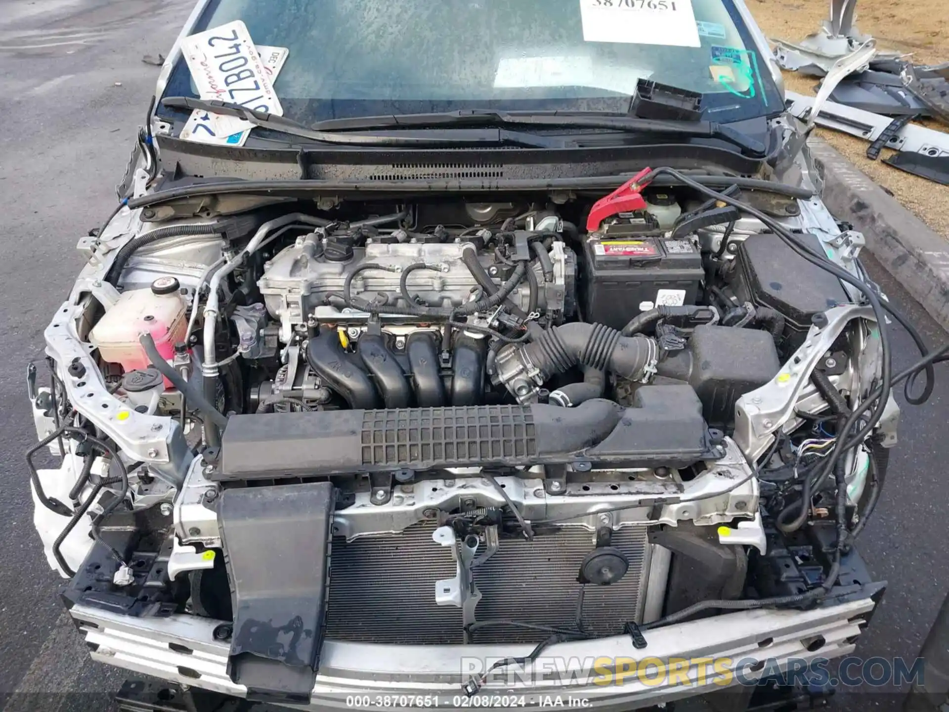10 Photograph of a damaged car JTDEPMAE0MJ152315 TOYOTA COROLLA 2021