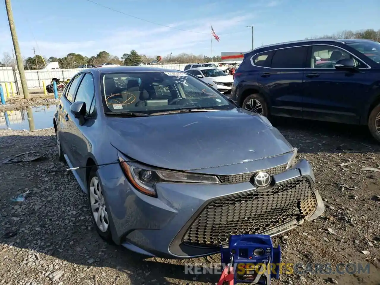 1 Photograph of a damaged car JTDEPMAE0MJ152900 TOYOTA COROLLA 2021