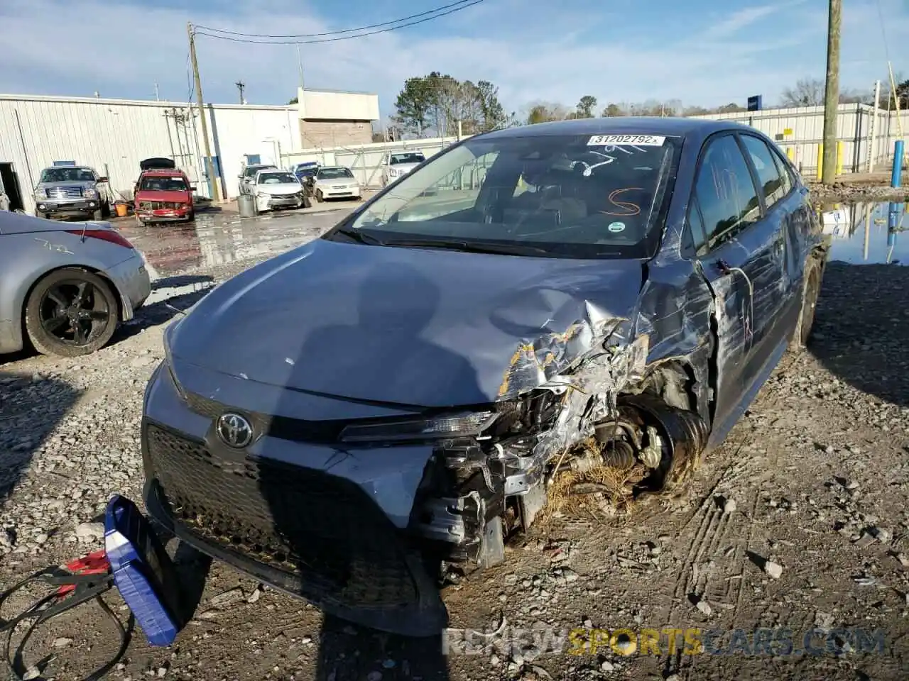 2 Photograph of a damaged car JTDEPMAE0MJ152900 TOYOTA COROLLA 2021