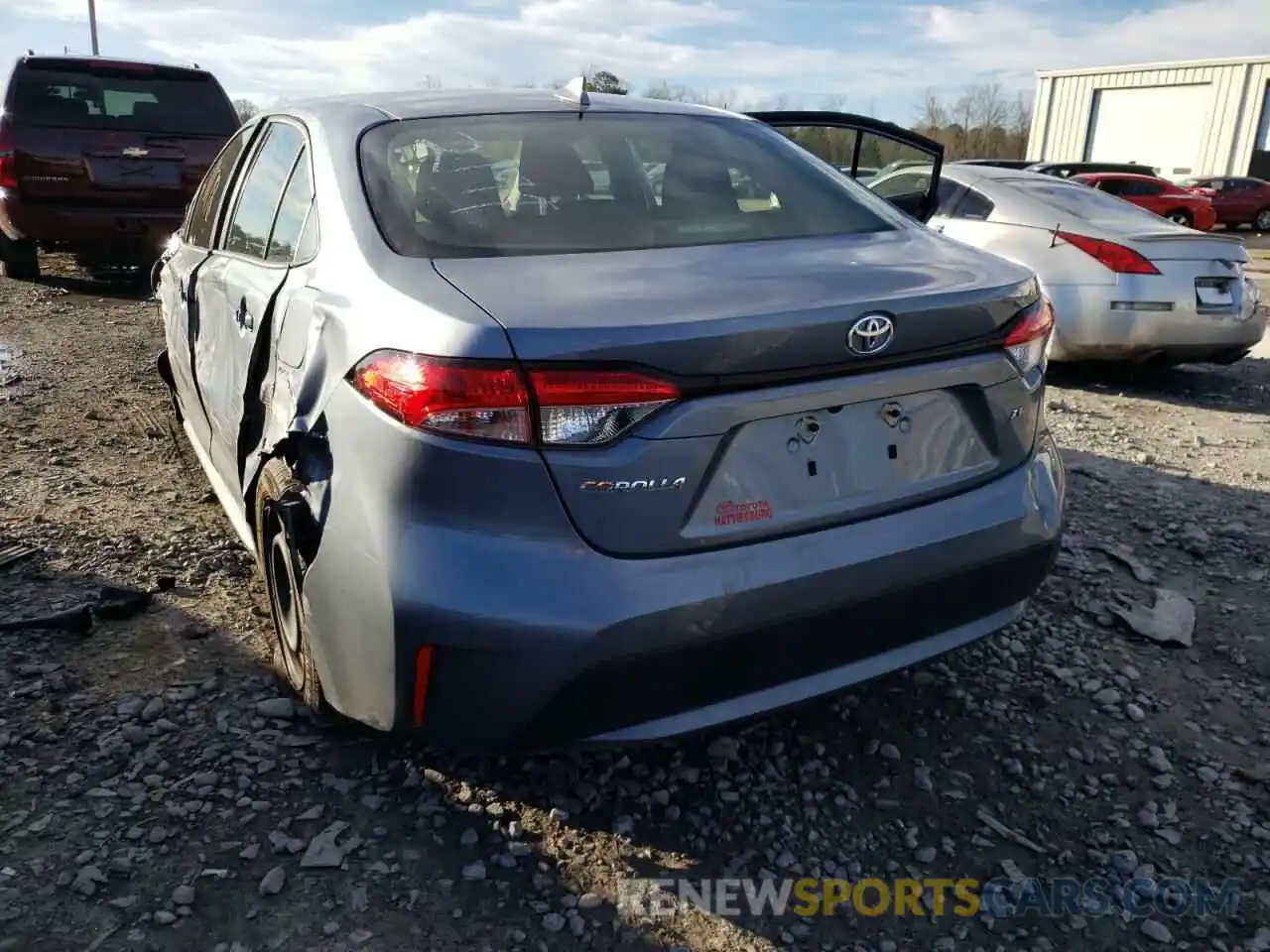 3 Photograph of a damaged car JTDEPMAE0MJ152900 TOYOTA COROLLA 2021