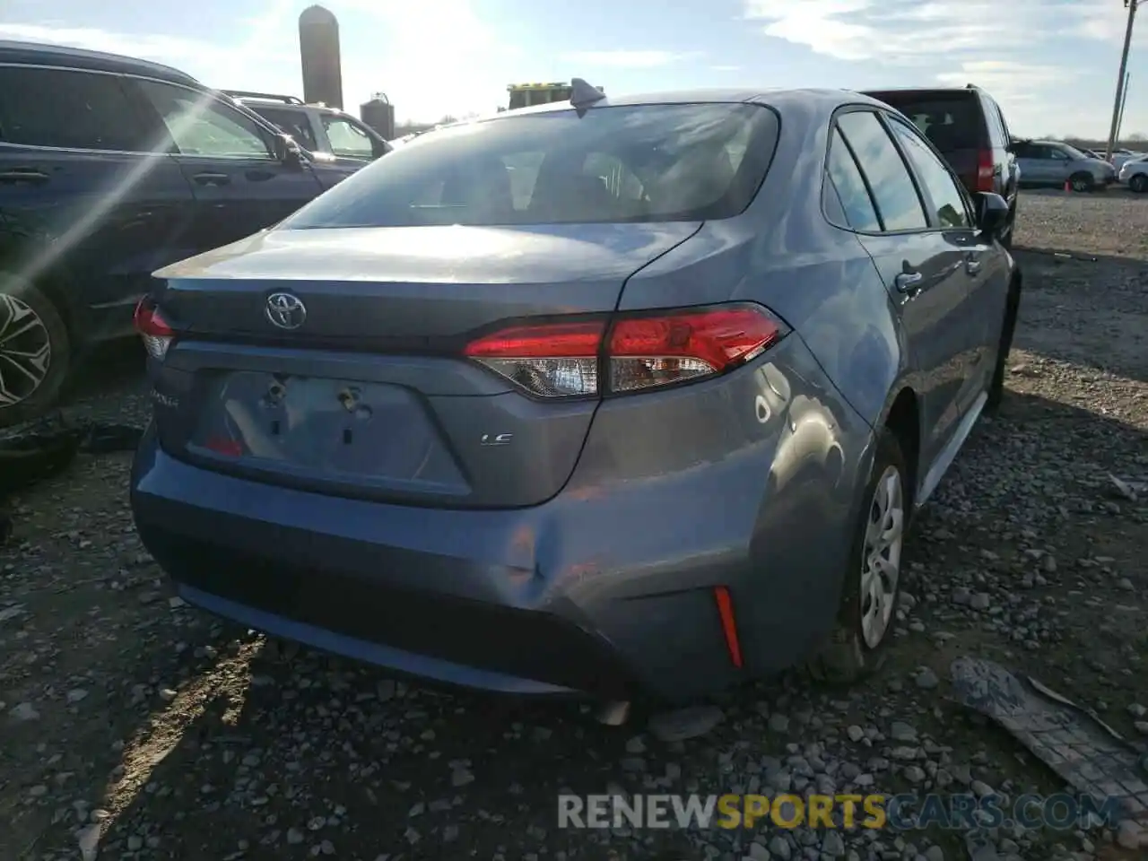 4 Photograph of a damaged car JTDEPMAE0MJ152900 TOYOTA COROLLA 2021