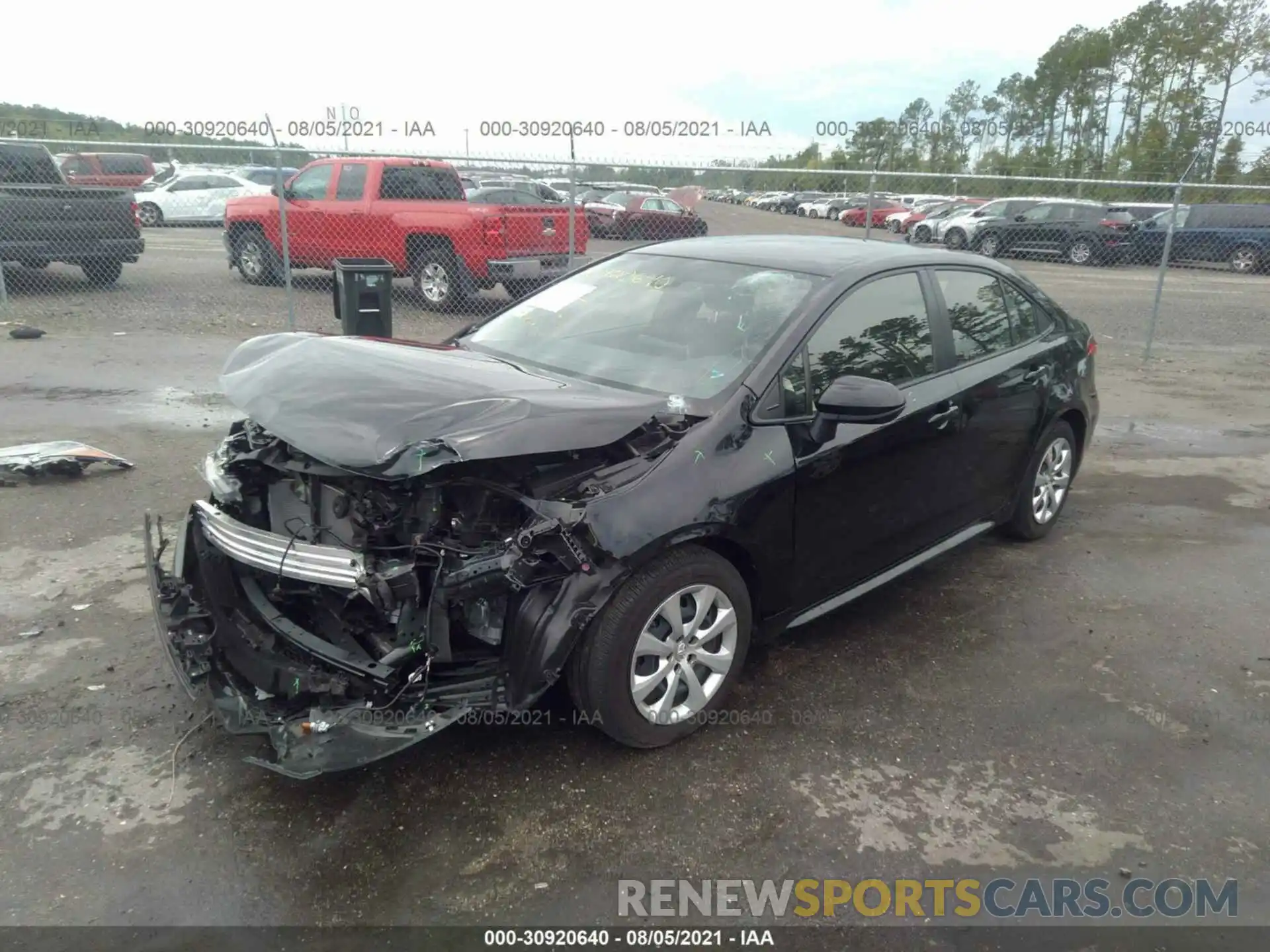 2 Photograph of a damaged car JTDEPMAE0MJ153108 TOYOTA COROLLA 2021