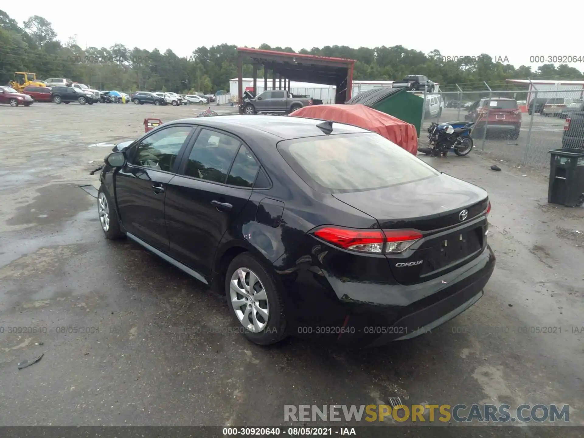 3 Photograph of a damaged car JTDEPMAE0MJ153108 TOYOTA COROLLA 2021