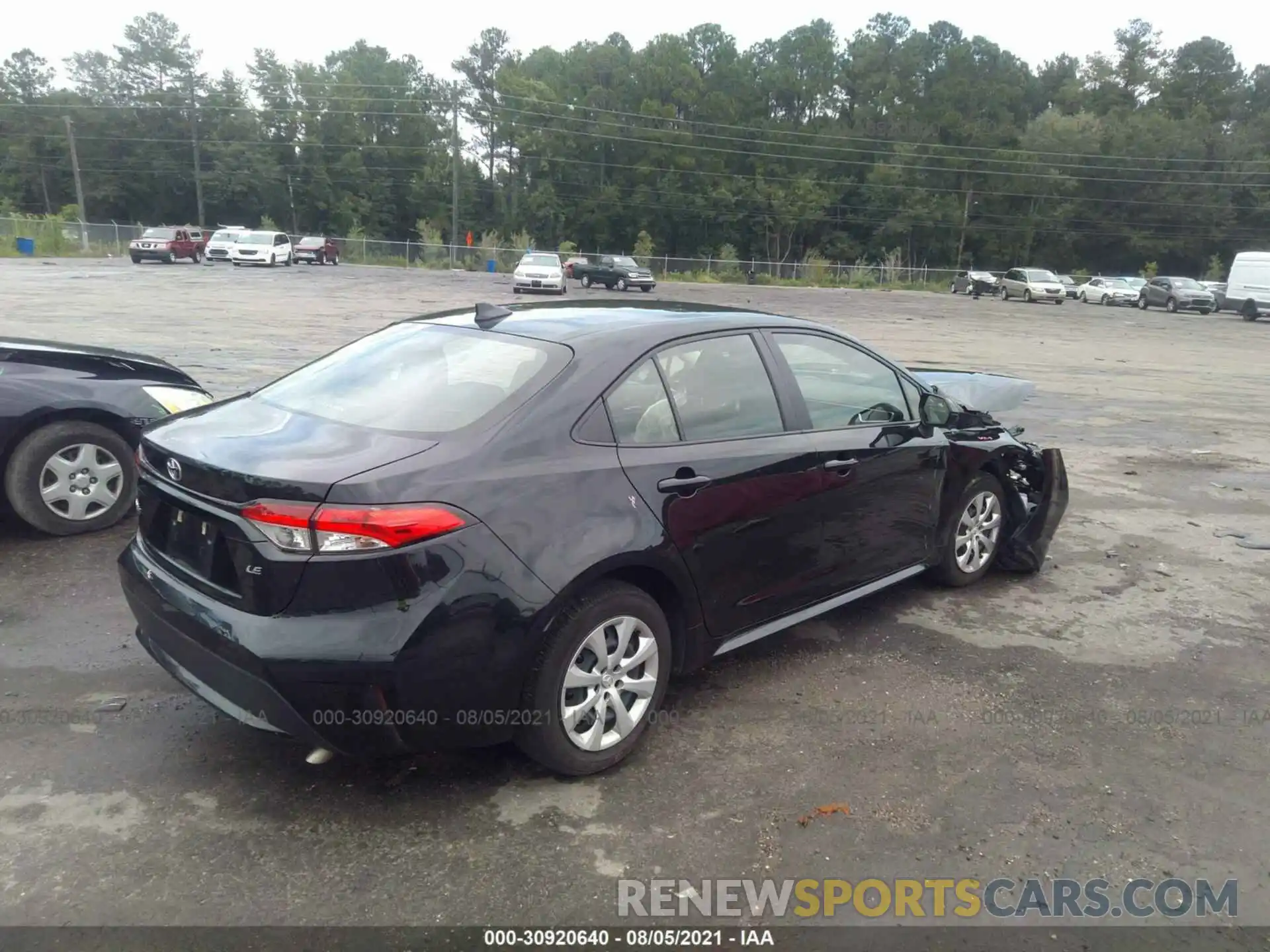 4 Photograph of a damaged car JTDEPMAE0MJ153108 TOYOTA COROLLA 2021