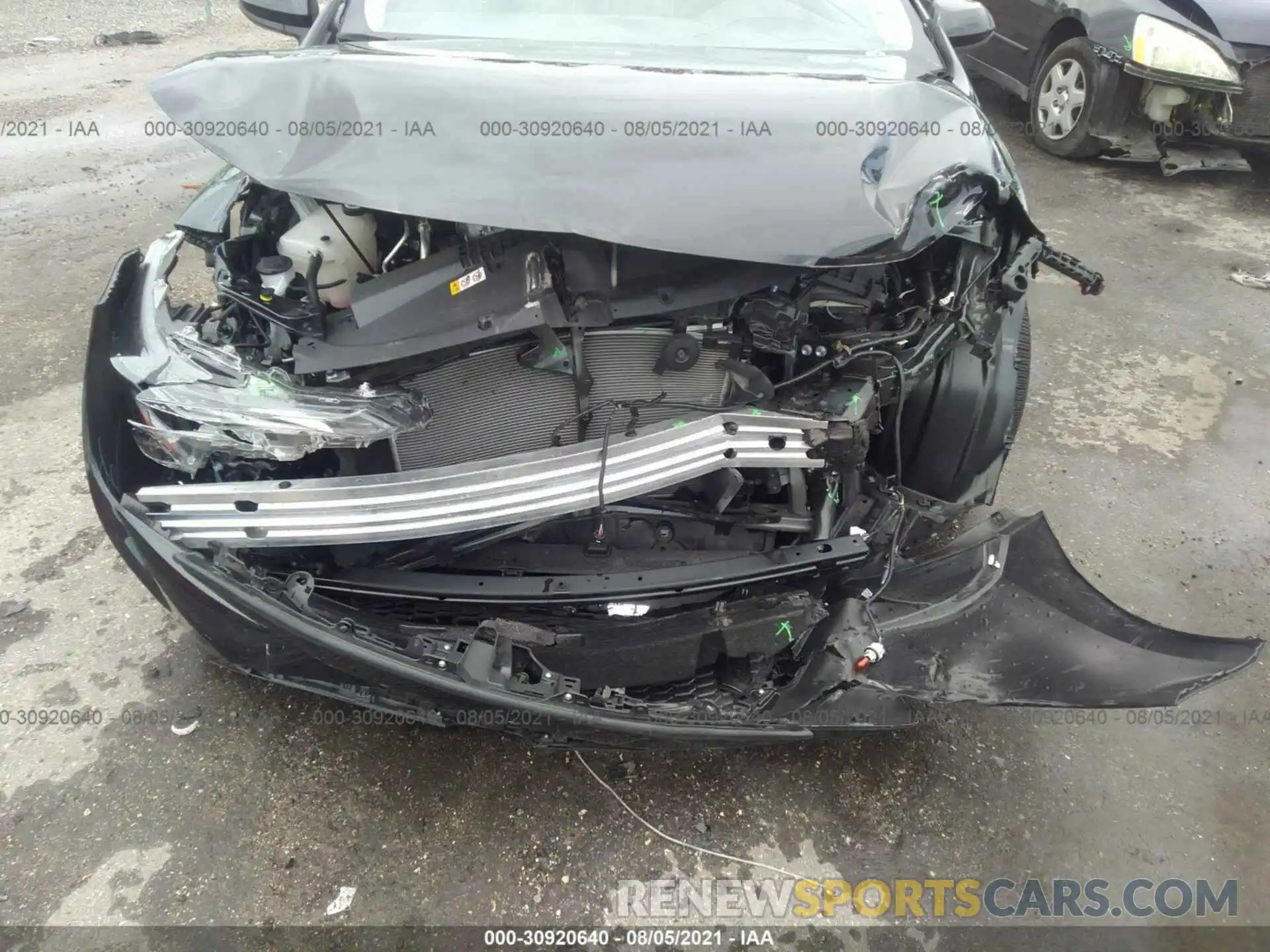 6 Photograph of a damaged car JTDEPMAE0MJ153108 TOYOTA COROLLA 2021