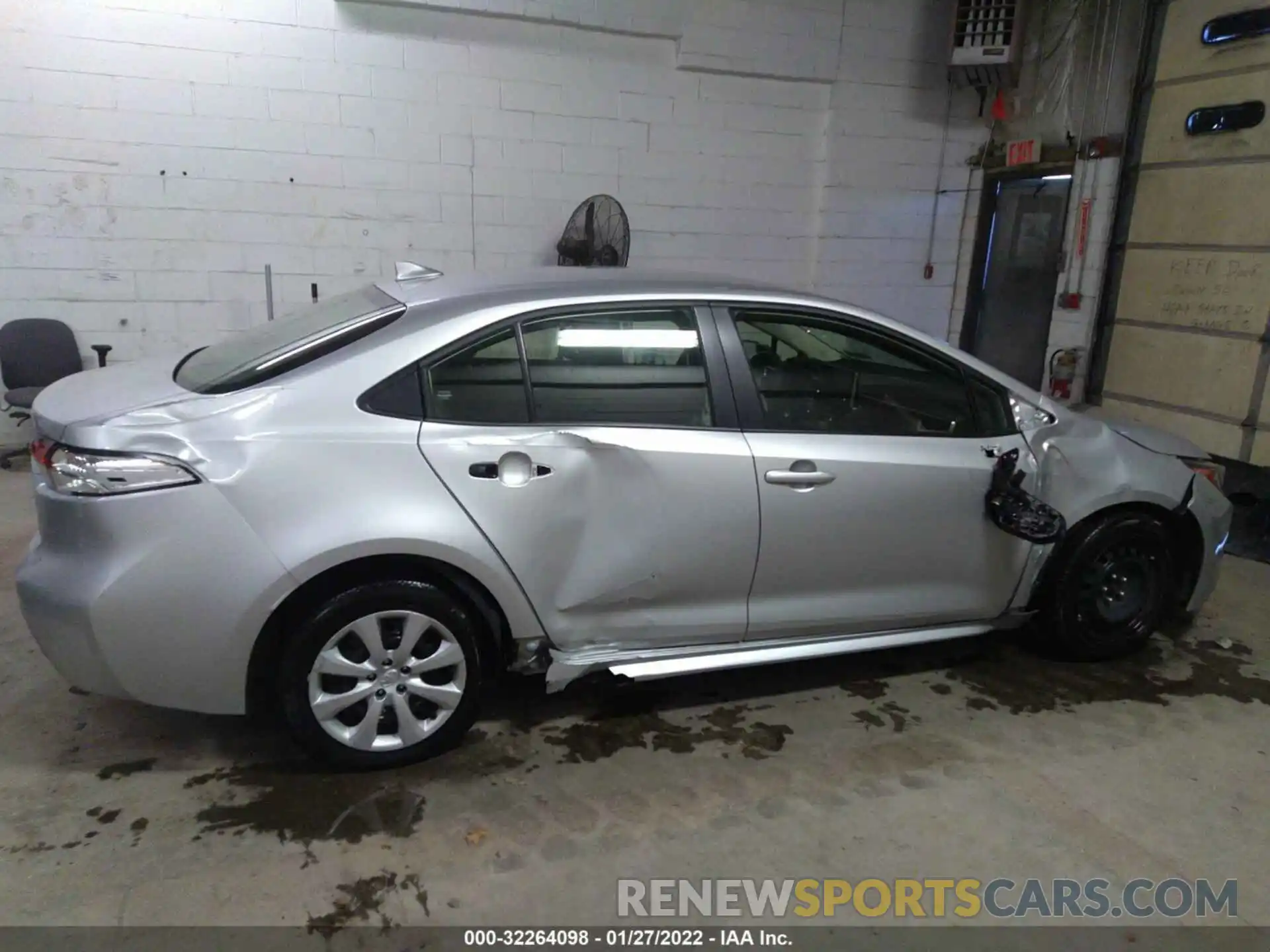 6 Photograph of a damaged car JTDEPMAE0MJ153691 TOYOTA COROLLA 2021