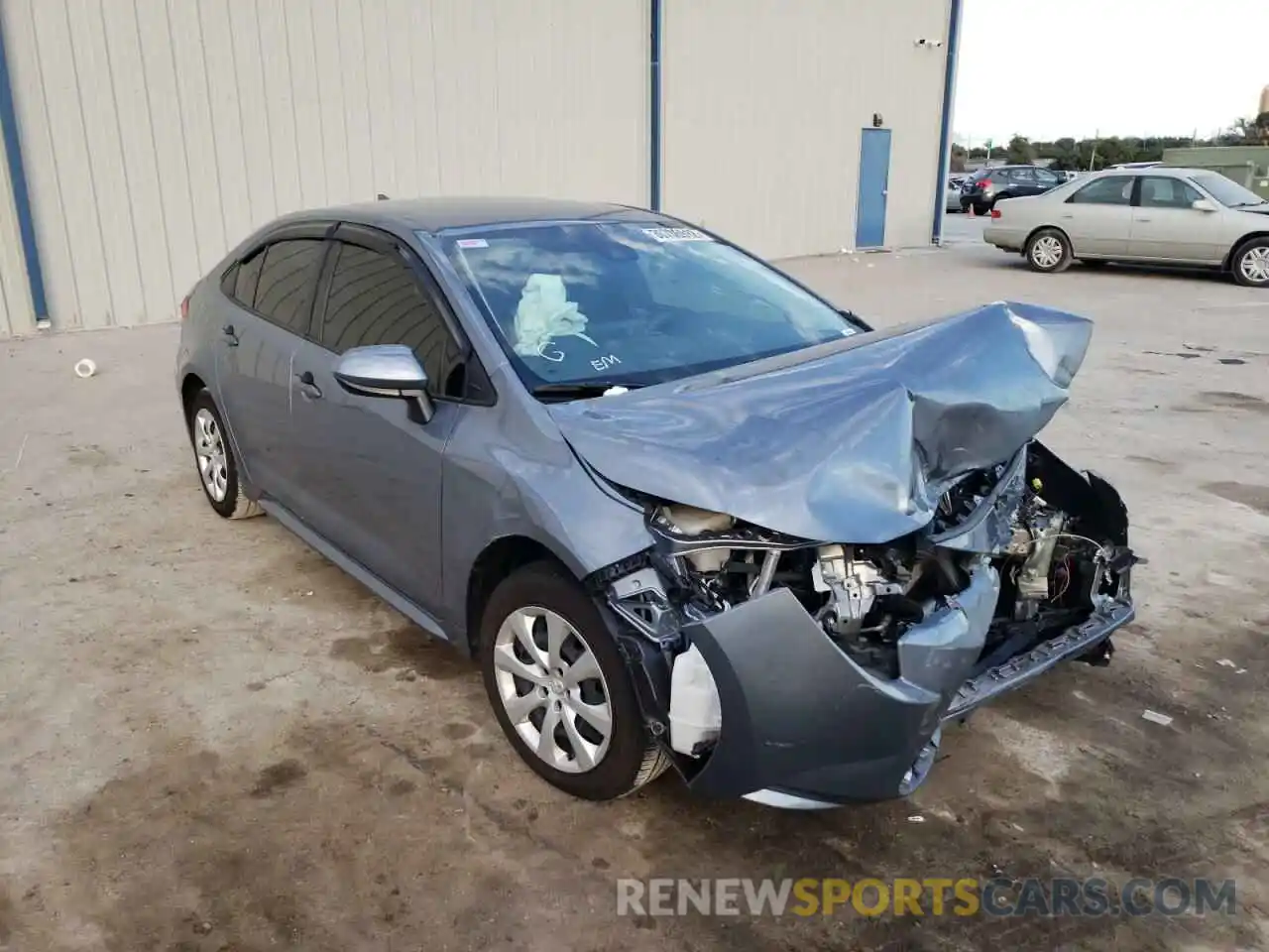 1 Photograph of a damaged car JTDEPMAE0MJ153805 TOYOTA COROLLA 2021