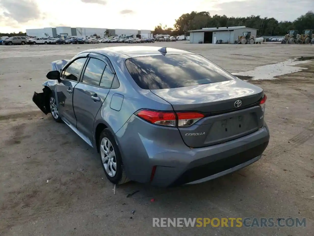 3 Photograph of a damaged car JTDEPMAE0MJ153805 TOYOTA COROLLA 2021