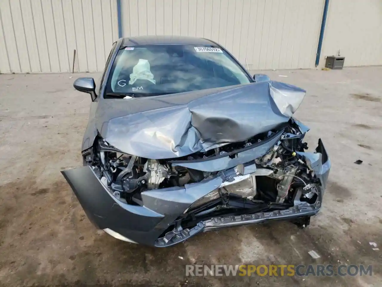 9 Photograph of a damaged car JTDEPMAE0MJ153805 TOYOTA COROLLA 2021