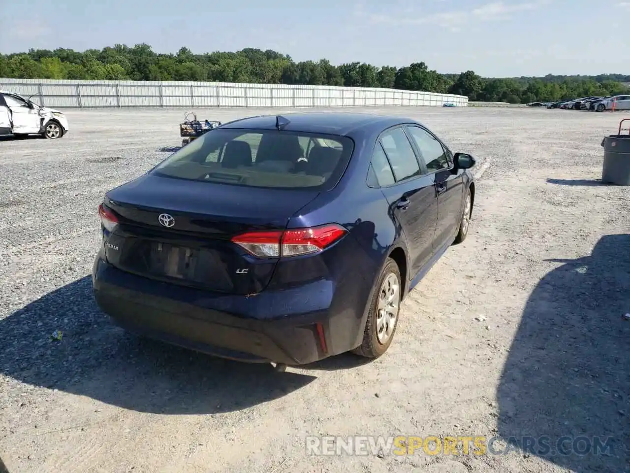 4 Photograph of a damaged car JTDEPMAE0MJ153867 TOYOTA COROLLA 2021