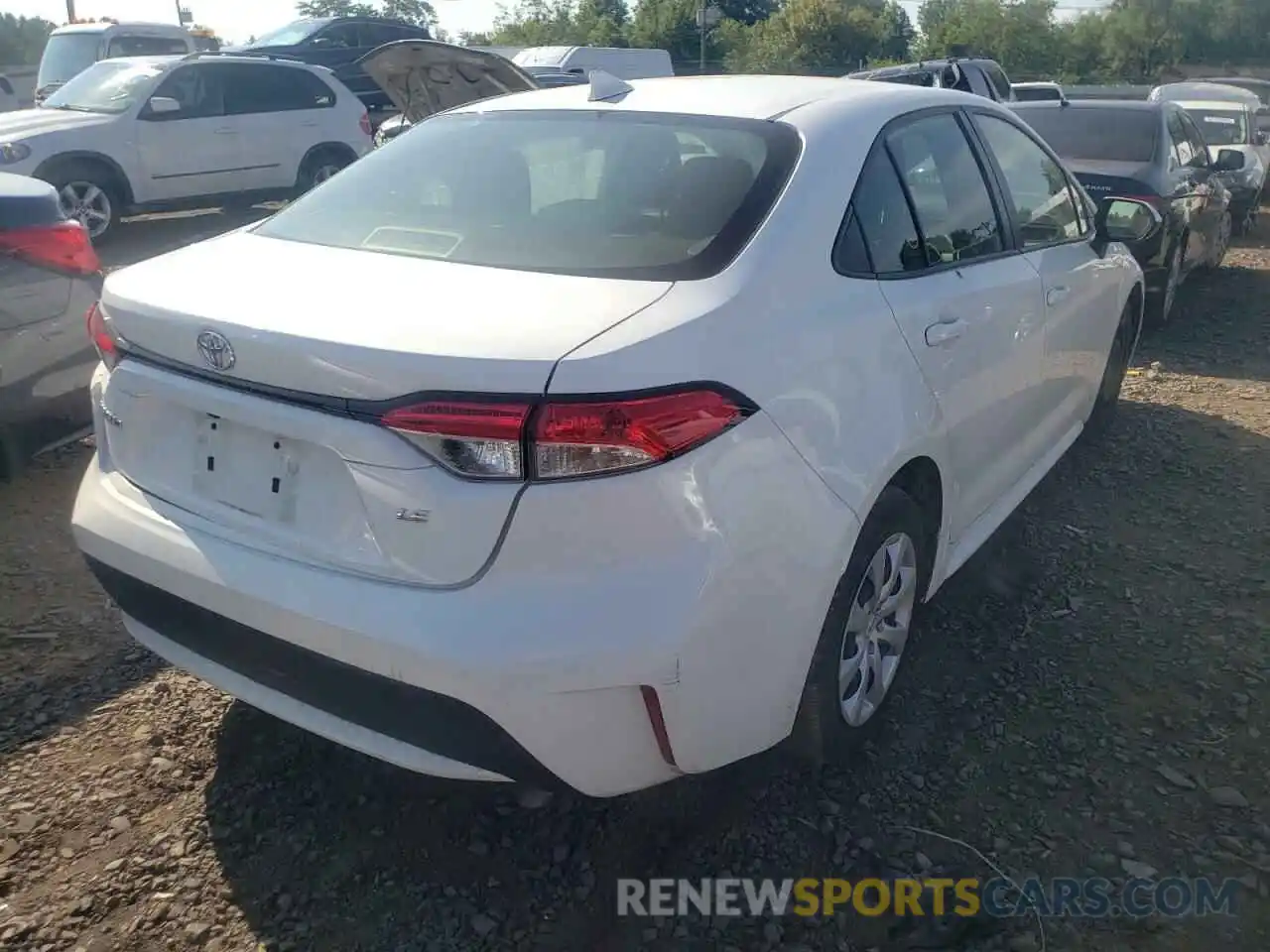 4 Photograph of a damaged car JTDEPMAE0MJ153917 TOYOTA COROLLA 2021