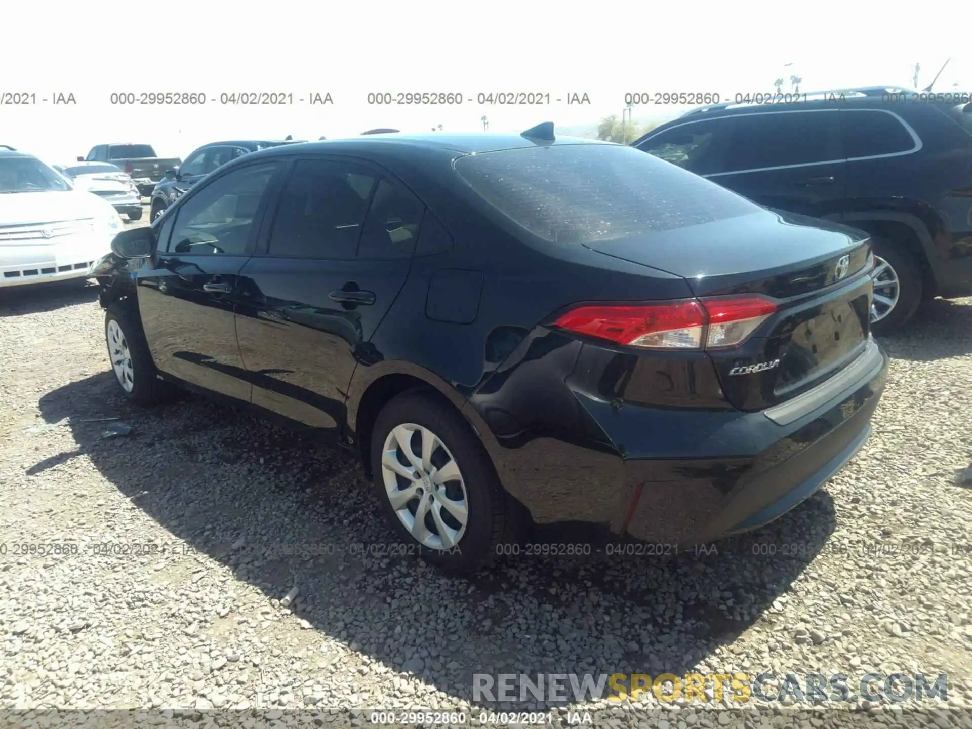 3 Photograph of a damaged car JTDEPMAE0MJ154288 TOYOTA COROLLA 2021