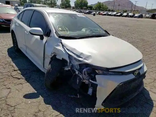 1 Photograph of a damaged car JTDEPMAE0MJ154551 TOYOTA COROLLA 2021