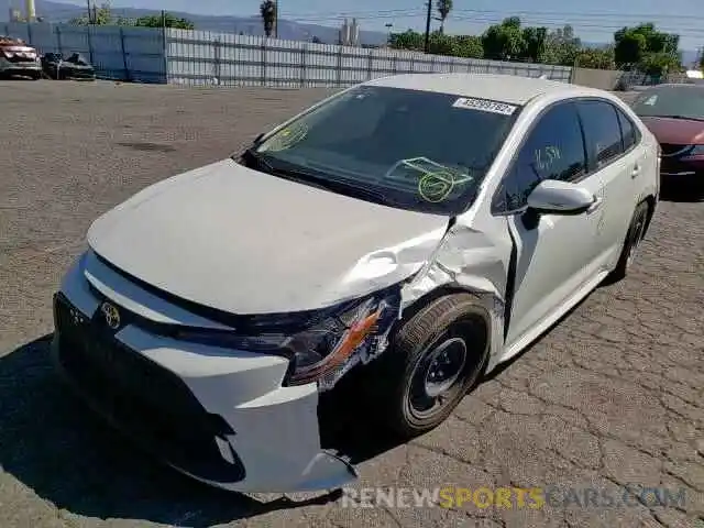 2 Photograph of a damaged car JTDEPMAE0MJ154551 TOYOTA COROLLA 2021