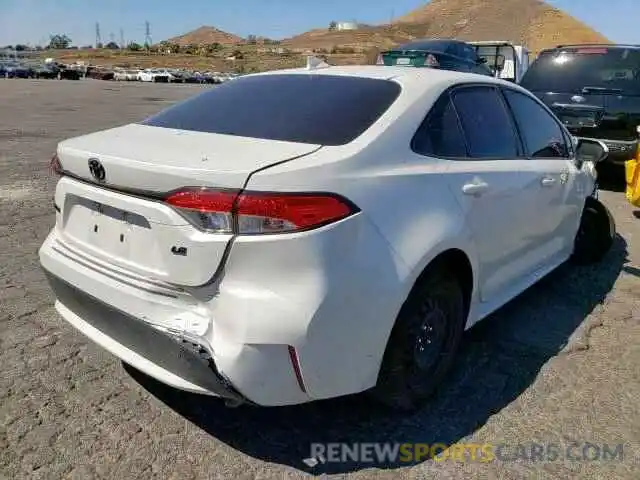 4 Photograph of a damaged car JTDEPMAE0MJ154551 TOYOTA COROLLA 2021