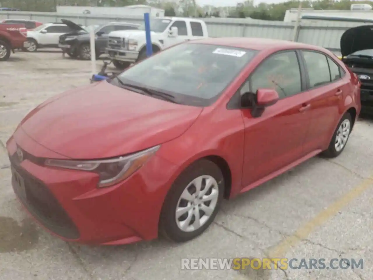 2 Photograph of a damaged car JTDEPMAE0MJ155098 TOYOTA COROLLA 2021