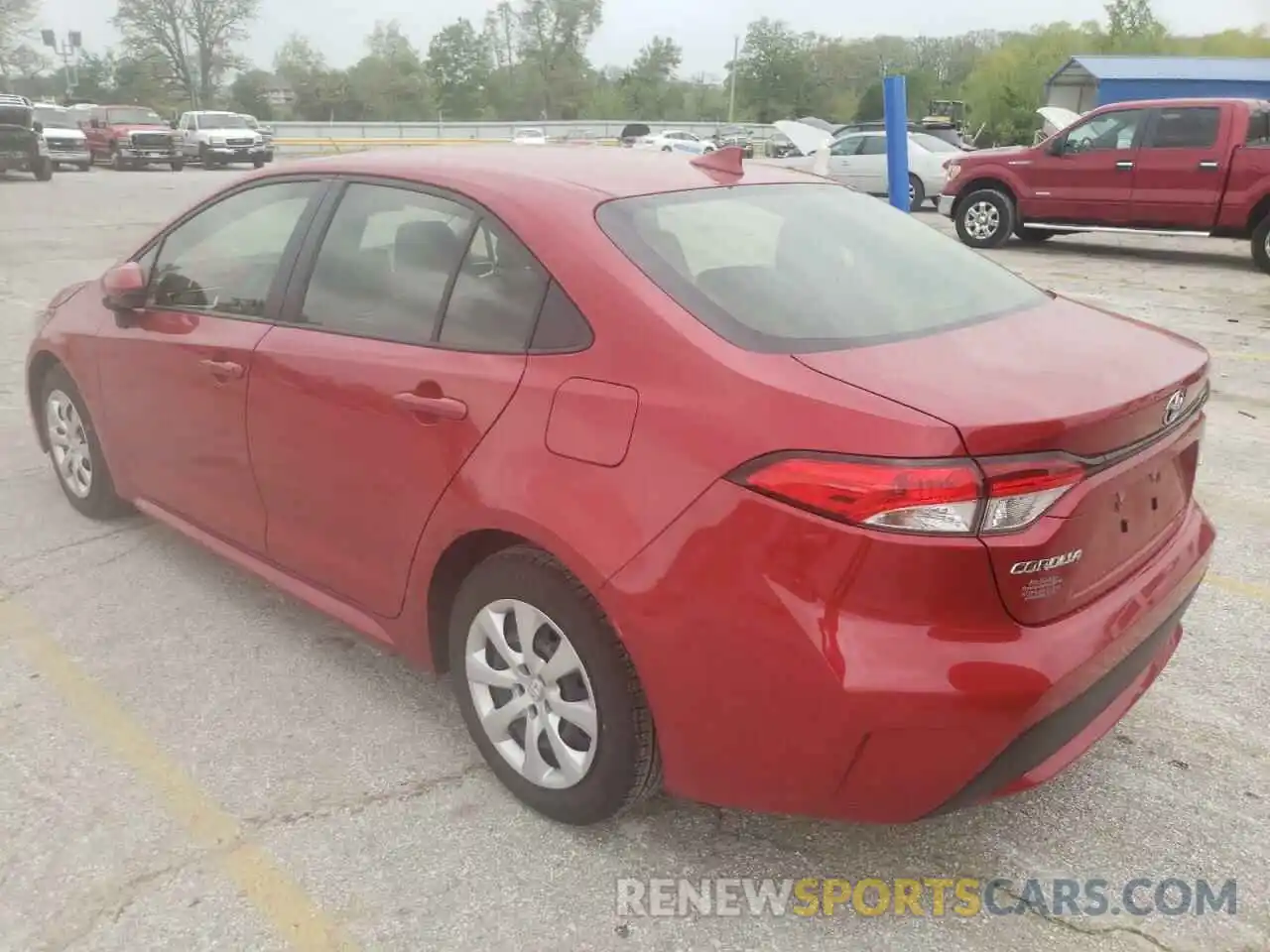 3 Photograph of a damaged car JTDEPMAE0MJ155098 TOYOTA COROLLA 2021