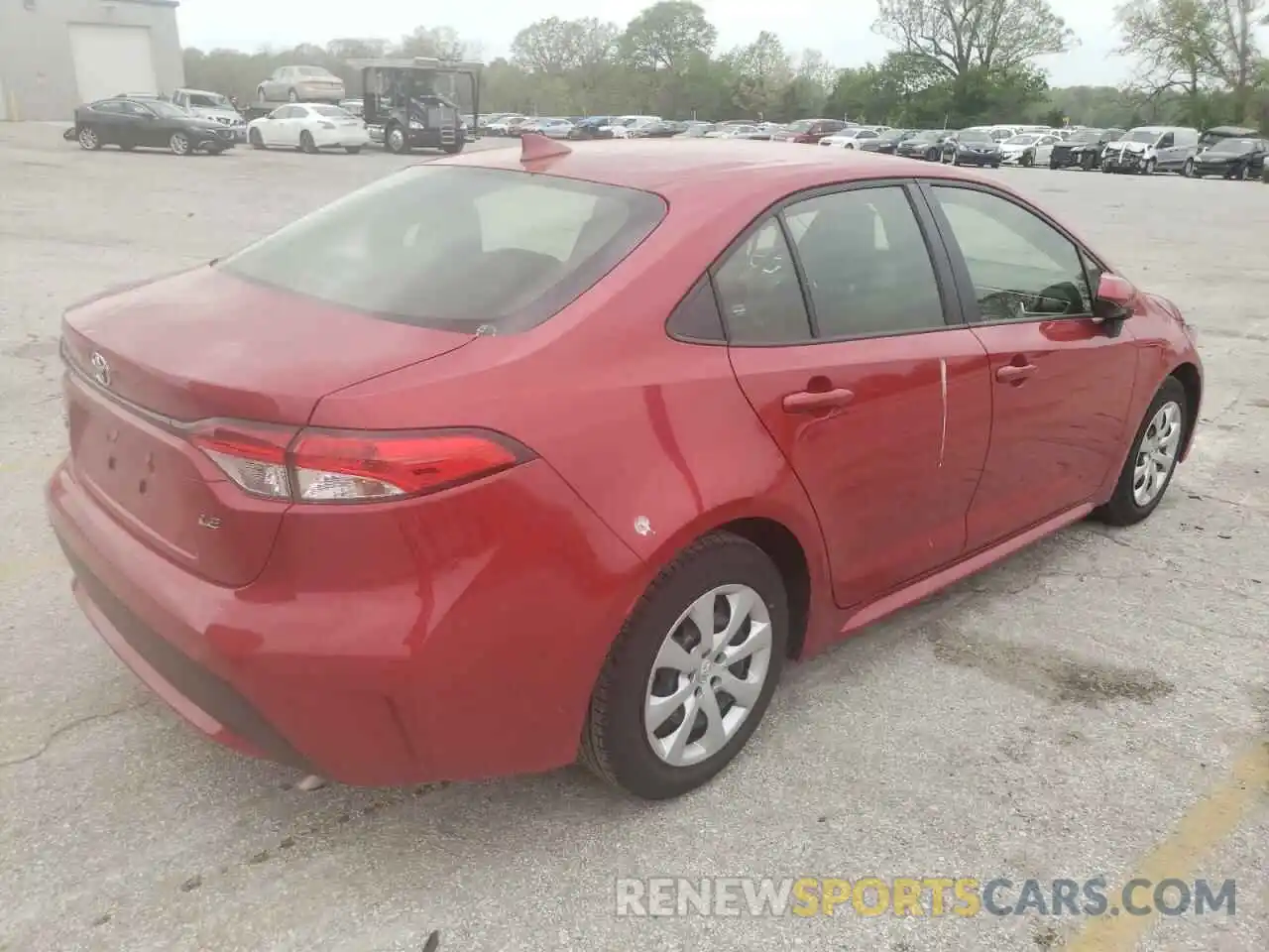 4 Photograph of a damaged car JTDEPMAE0MJ155098 TOYOTA COROLLA 2021