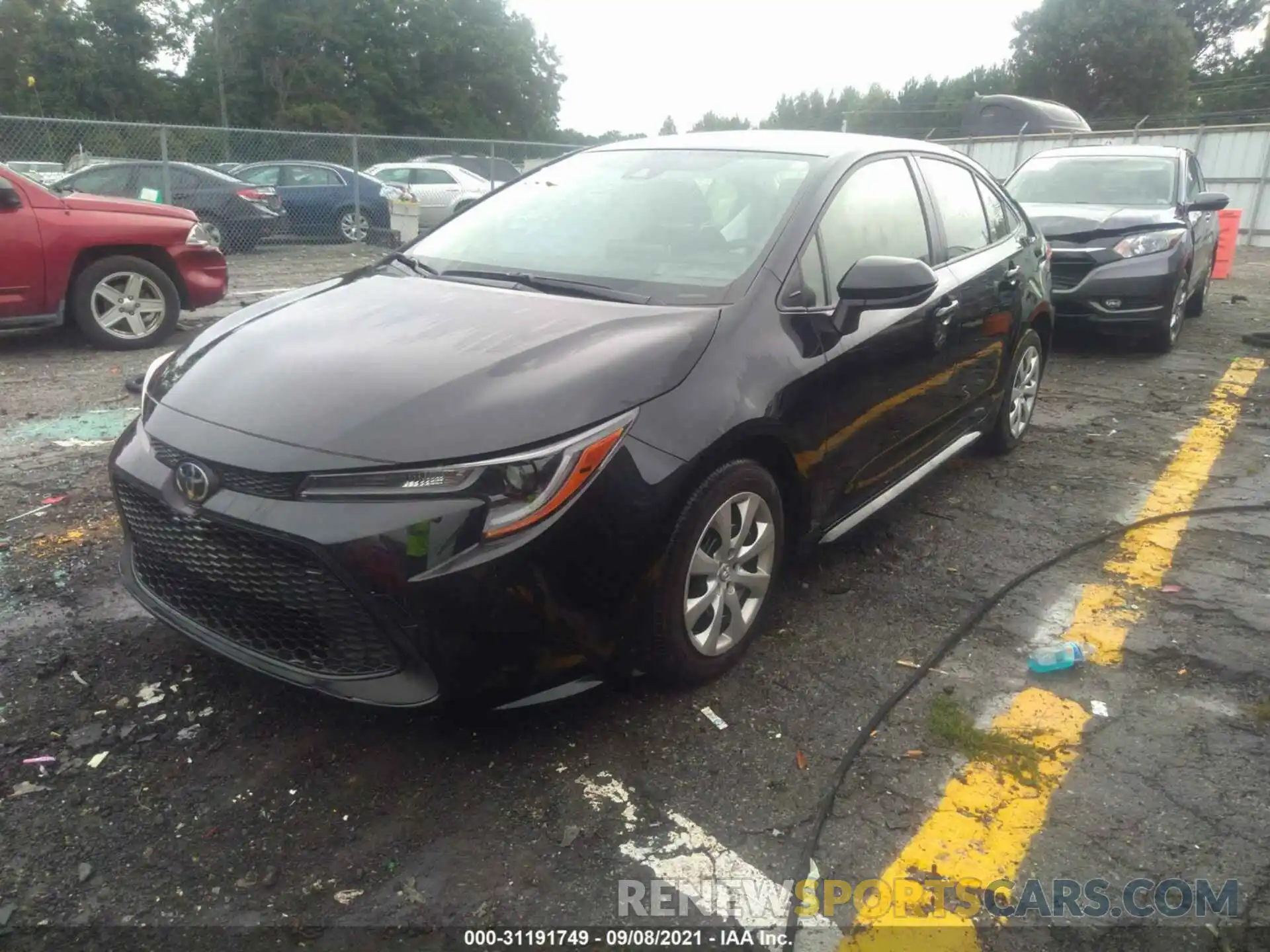 2 Photograph of a damaged car JTDEPMAE0MJ155845 TOYOTA COROLLA 2021