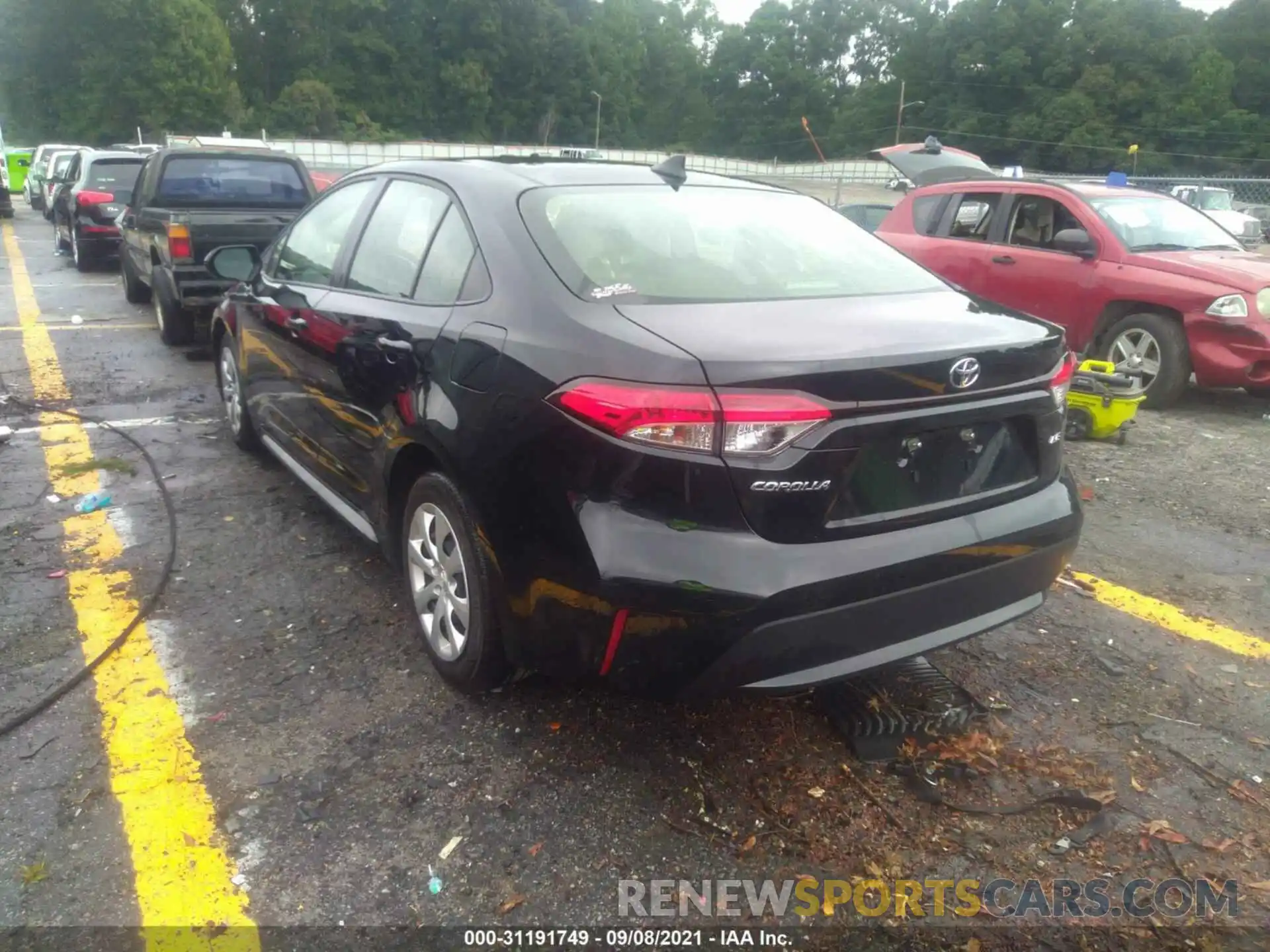 3 Photograph of a damaged car JTDEPMAE0MJ155845 TOYOTA COROLLA 2021