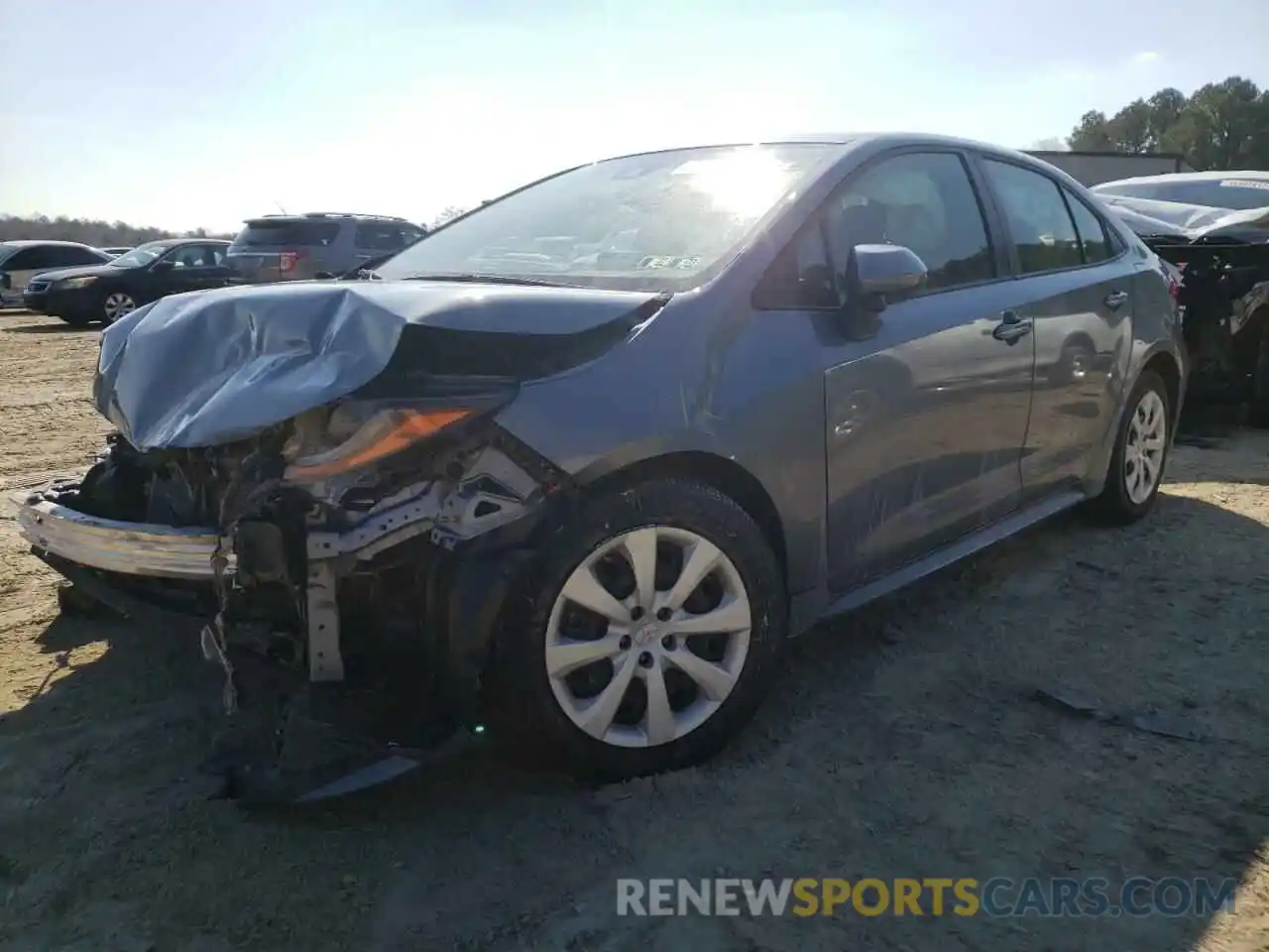 2 Photograph of a damaged car JTDEPMAE0MJ158289 TOYOTA COROLLA 2021