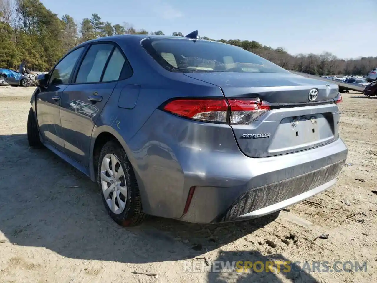 3 Photograph of a damaged car JTDEPMAE0MJ158289 TOYOTA COROLLA 2021