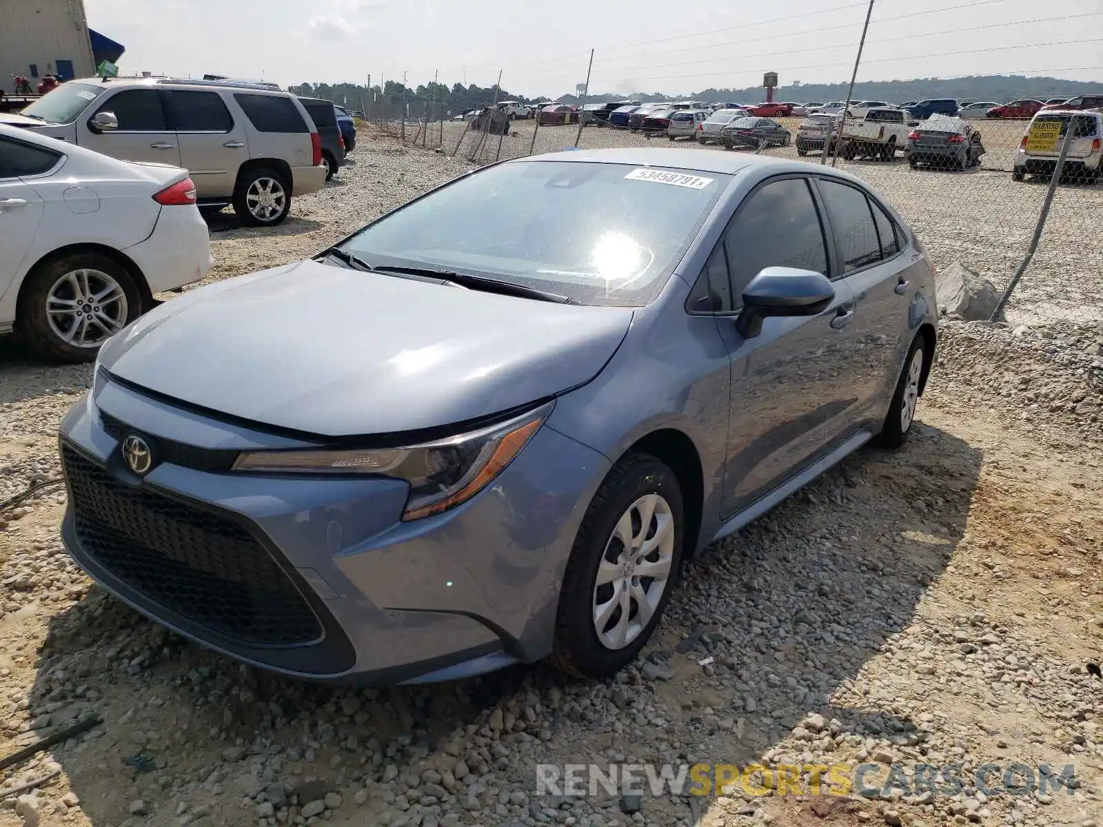 2 Photograph of a damaged car JTDEPMAE0MJ158745 TOYOTA COROLLA 2021