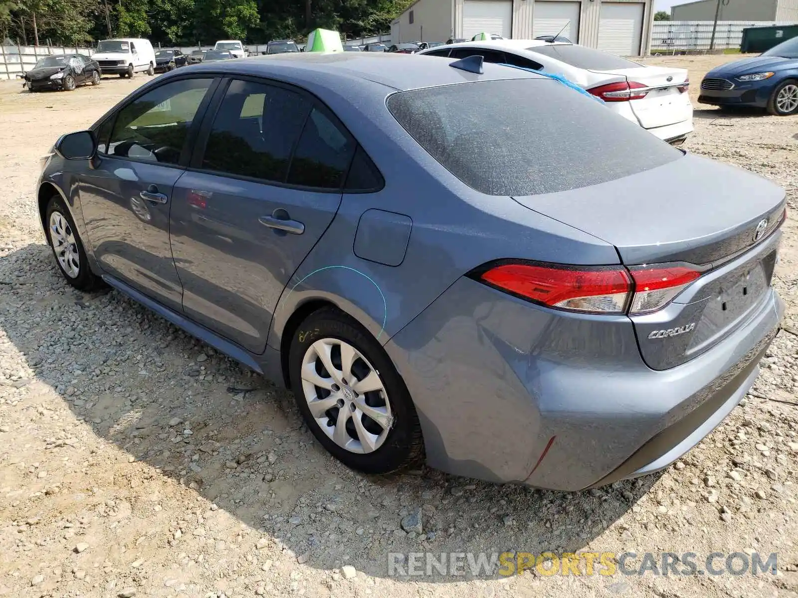 3 Photograph of a damaged car JTDEPMAE0MJ158745 TOYOTA COROLLA 2021