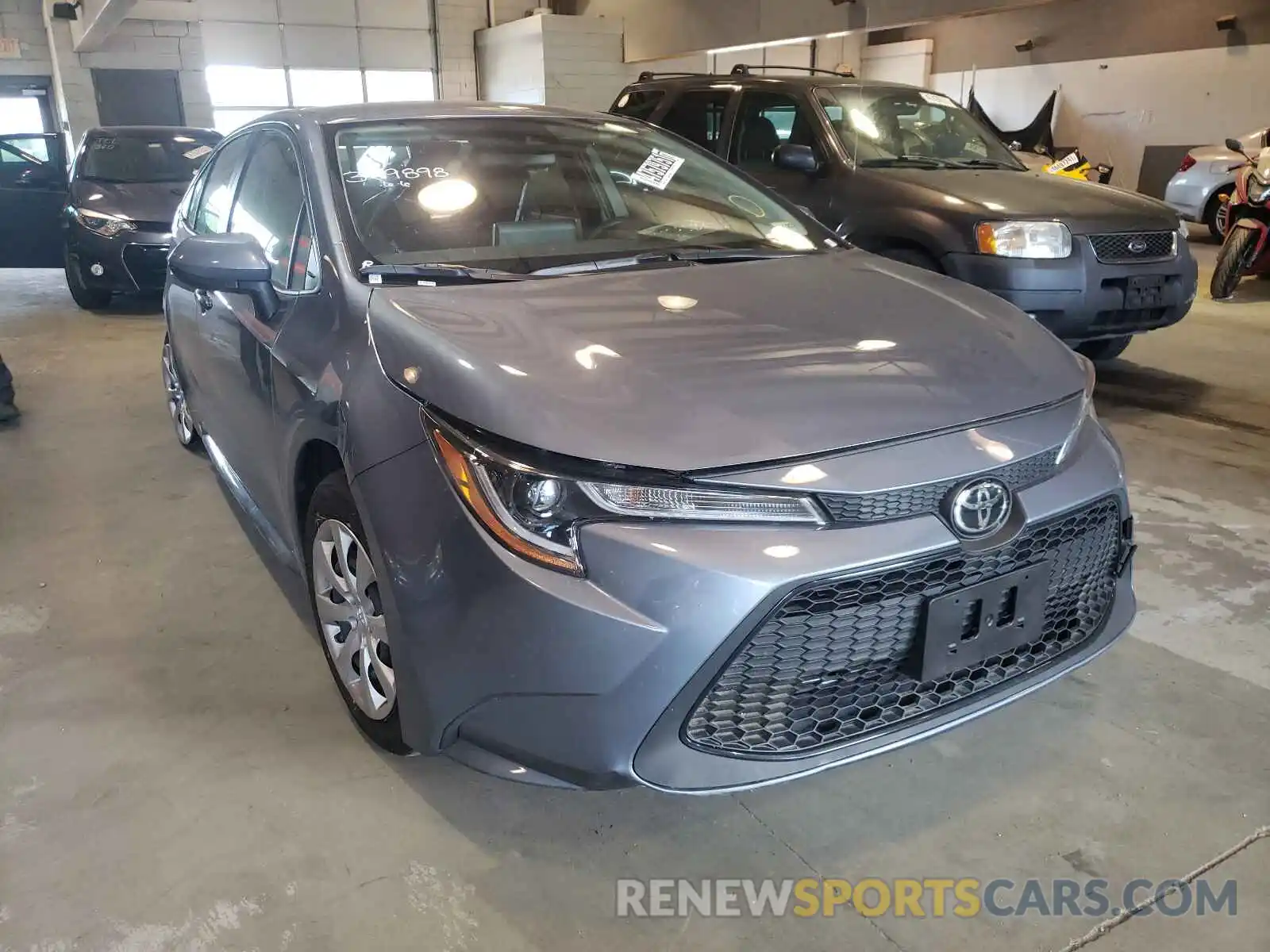 1 Photograph of a damaged car JTDEPMAE0MJ160690 TOYOTA COROLLA 2021