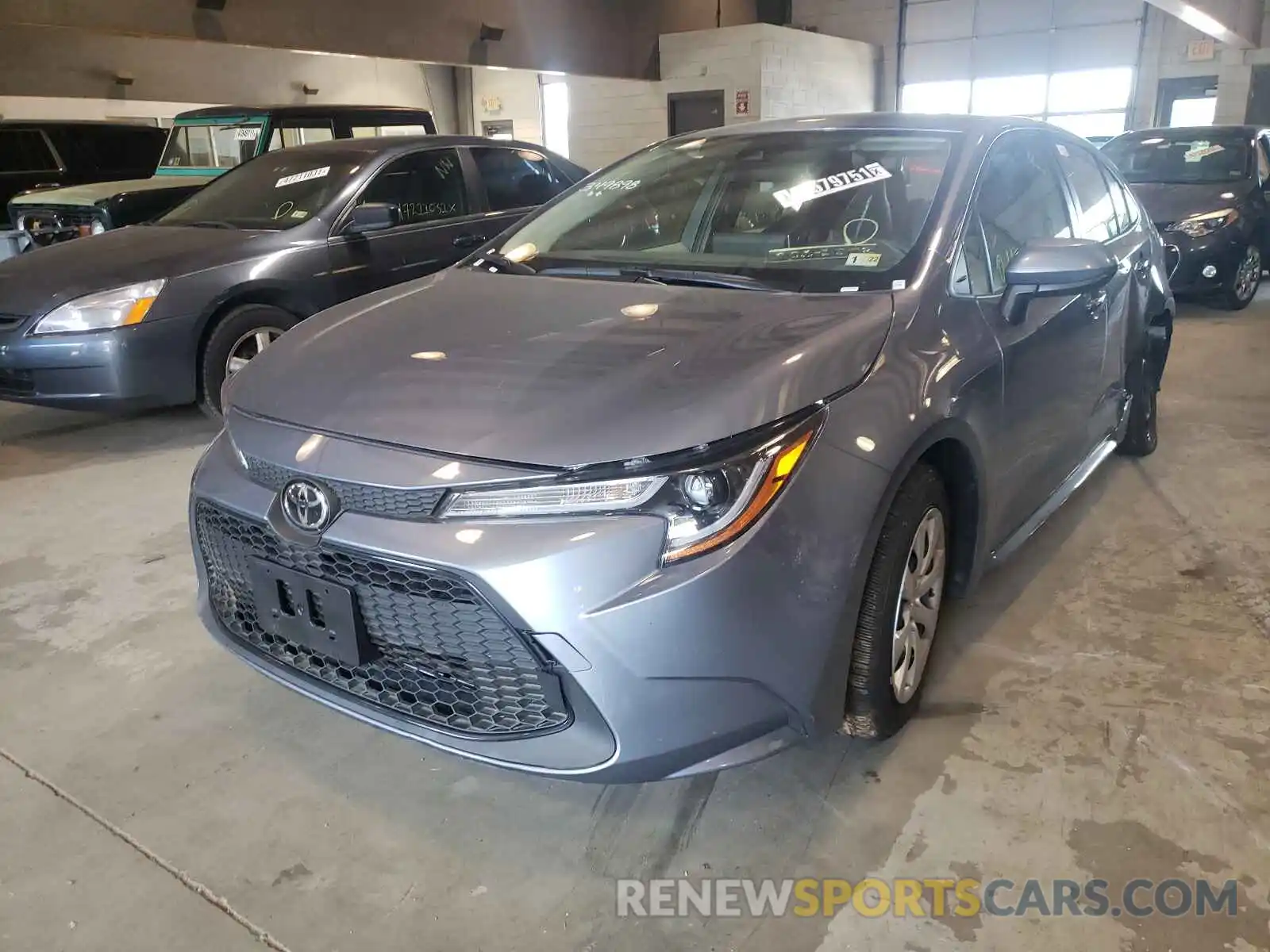 2 Photograph of a damaged car JTDEPMAE0MJ160690 TOYOTA COROLLA 2021