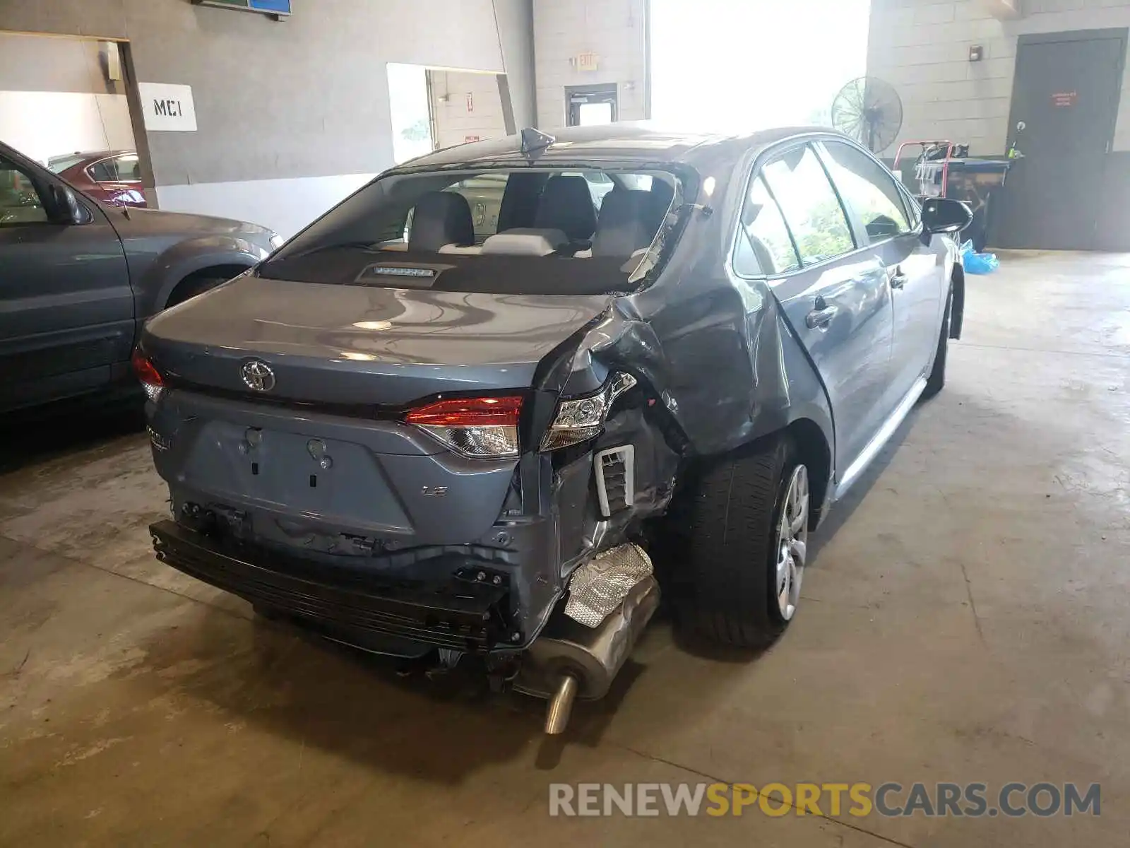 4 Photograph of a damaged car JTDEPMAE0MJ160690 TOYOTA COROLLA 2021