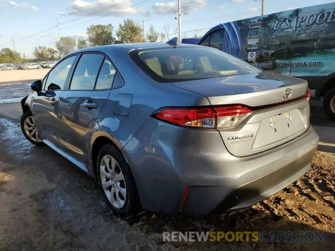 3 Photograph of a damaged car JTDEPMAE0MJ162214 TOYOTA COROLLA 2021