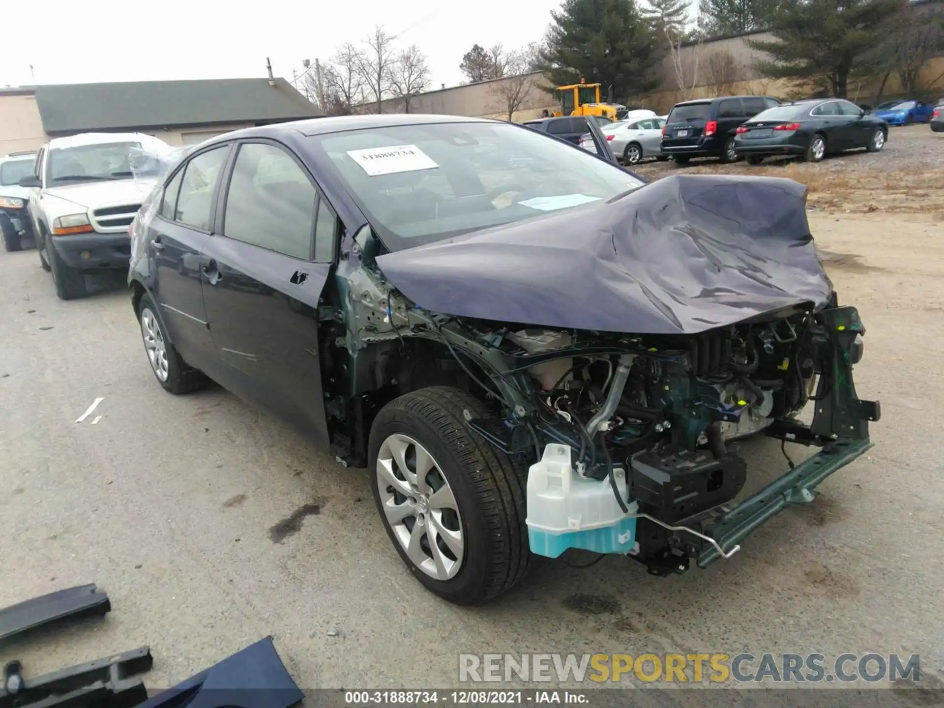 1 Photograph of a damaged car JTDEPMAE0MJ162374 TOYOTA COROLLA 2021