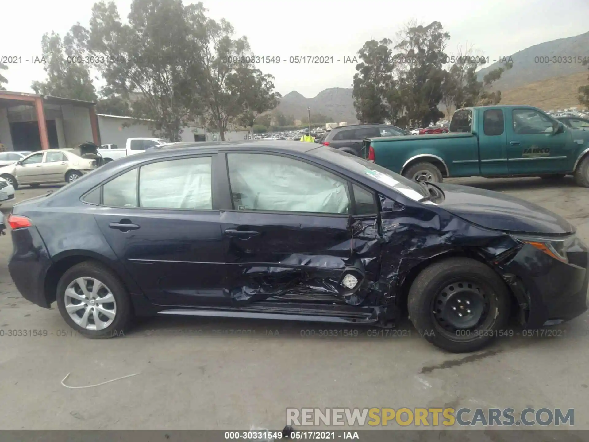 6 Photograph of a damaged car JTDEPMAE0MJ162407 TOYOTA COROLLA 2021