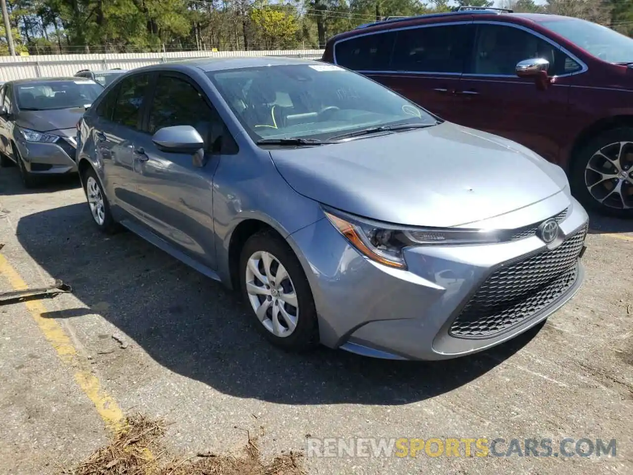 1 Photograph of a damaged car JTDEPMAE0MJ163959 TOYOTA COROLLA 2021