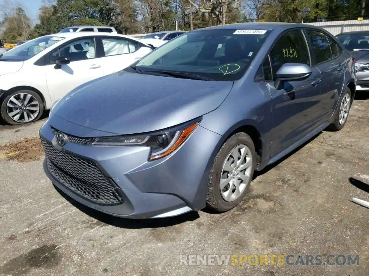 2 Photograph of a damaged car JTDEPMAE0MJ163959 TOYOTA COROLLA 2021