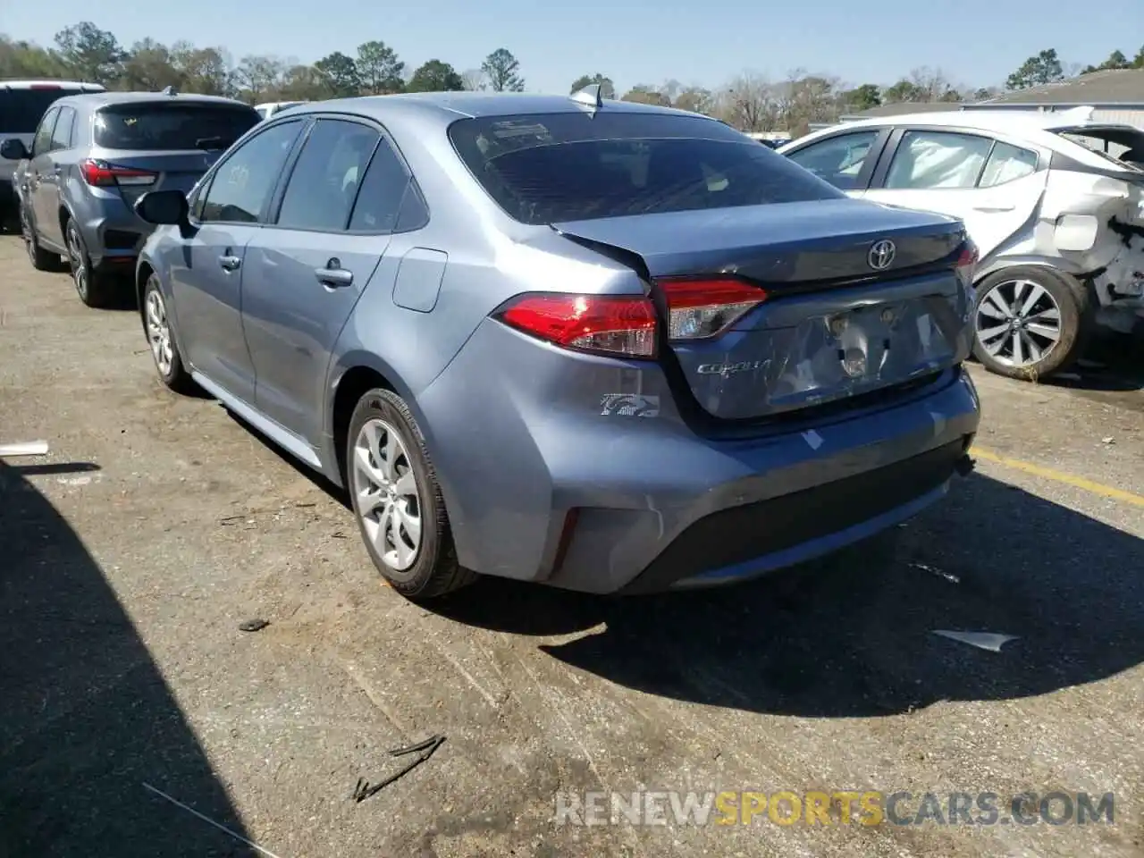 3 Photograph of a damaged car JTDEPMAE0MJ163959 TOYOTA COROLLA 2021