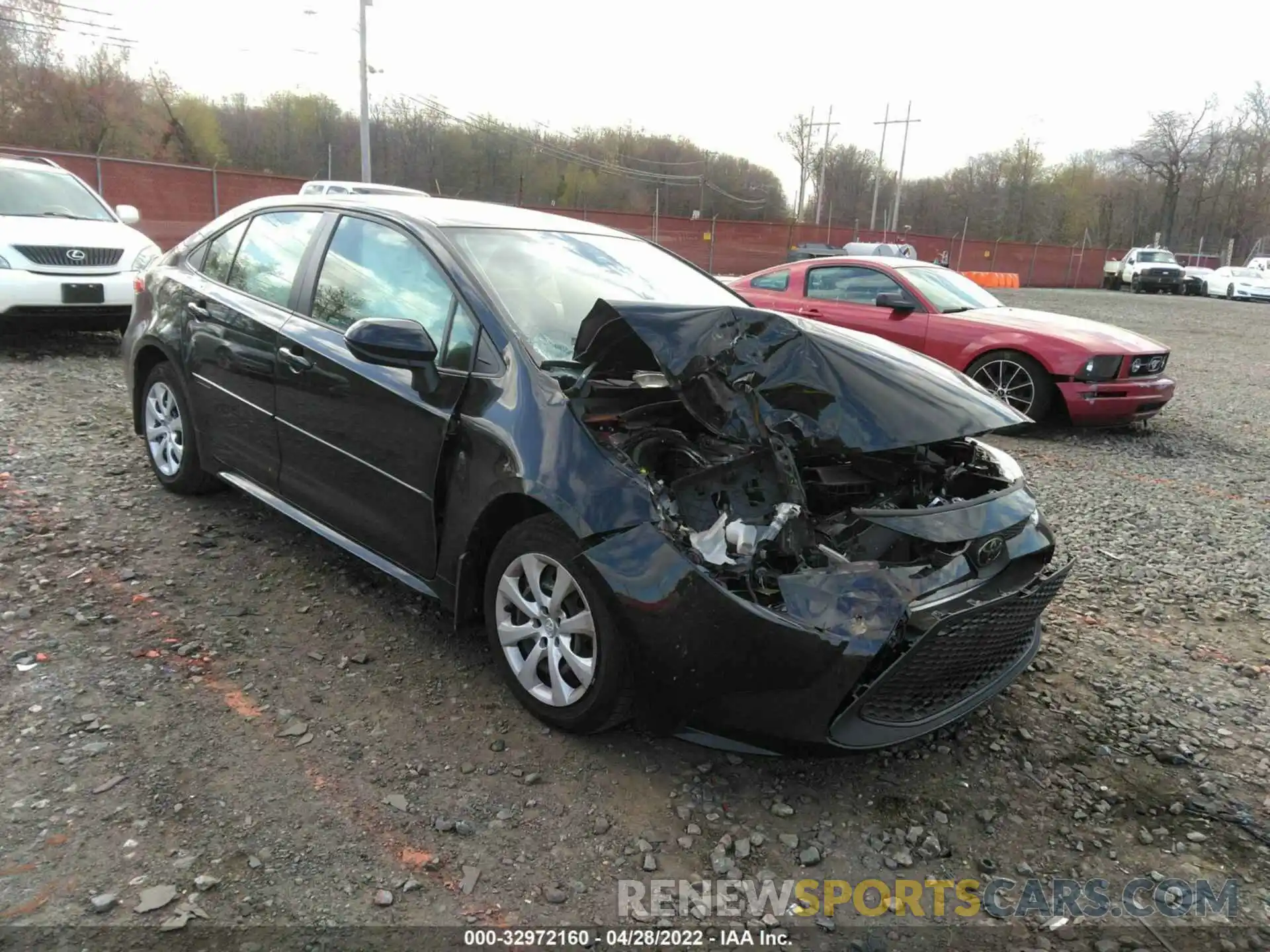 1 Photograph of a damaged car JTDEPMAE0MJ164089 TOYOTA COROLLA 2021