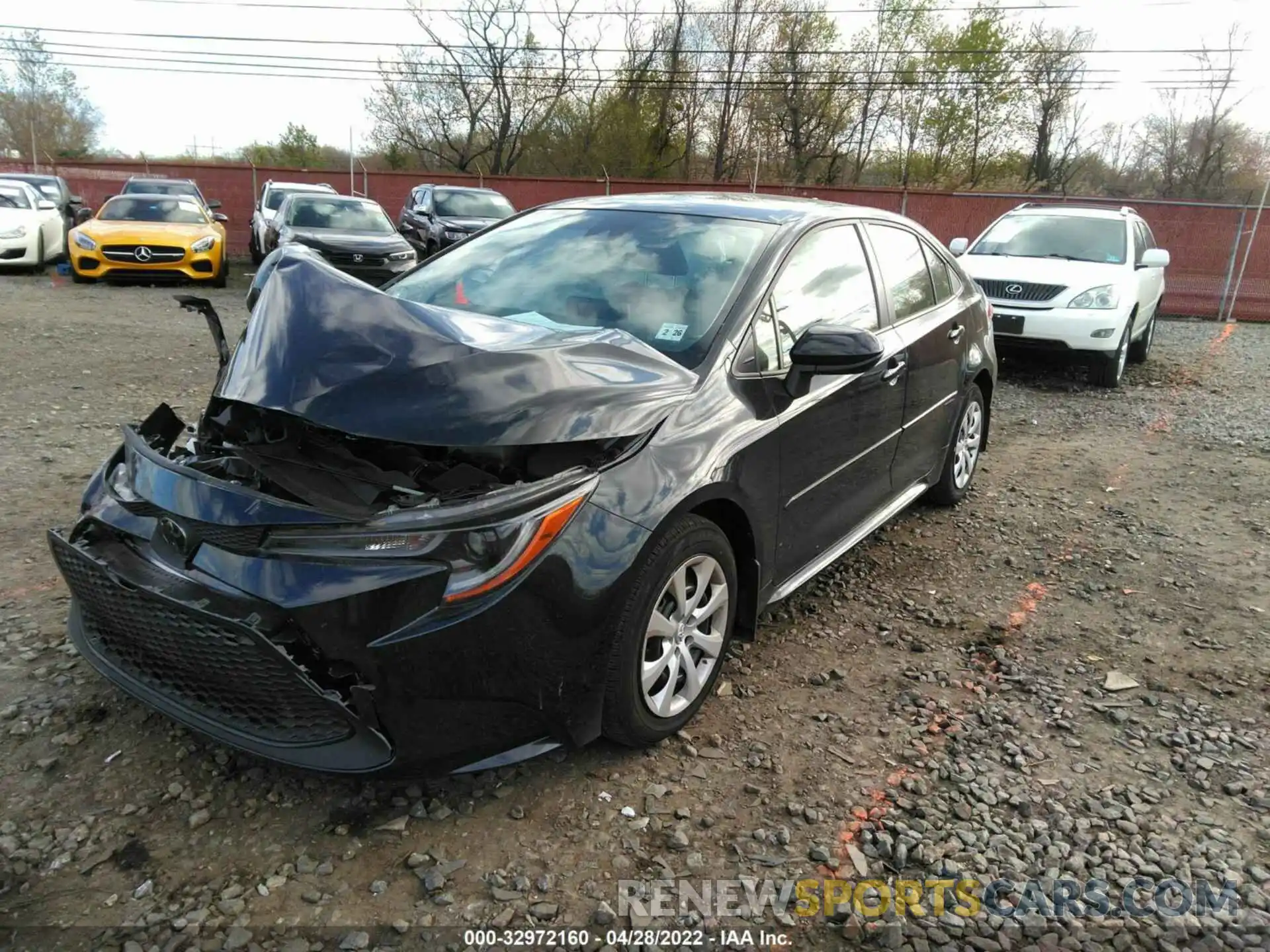 2 Photograph of a damaged car JTDEPMAE0MJ164089 TOYOTA COROLLA 2021