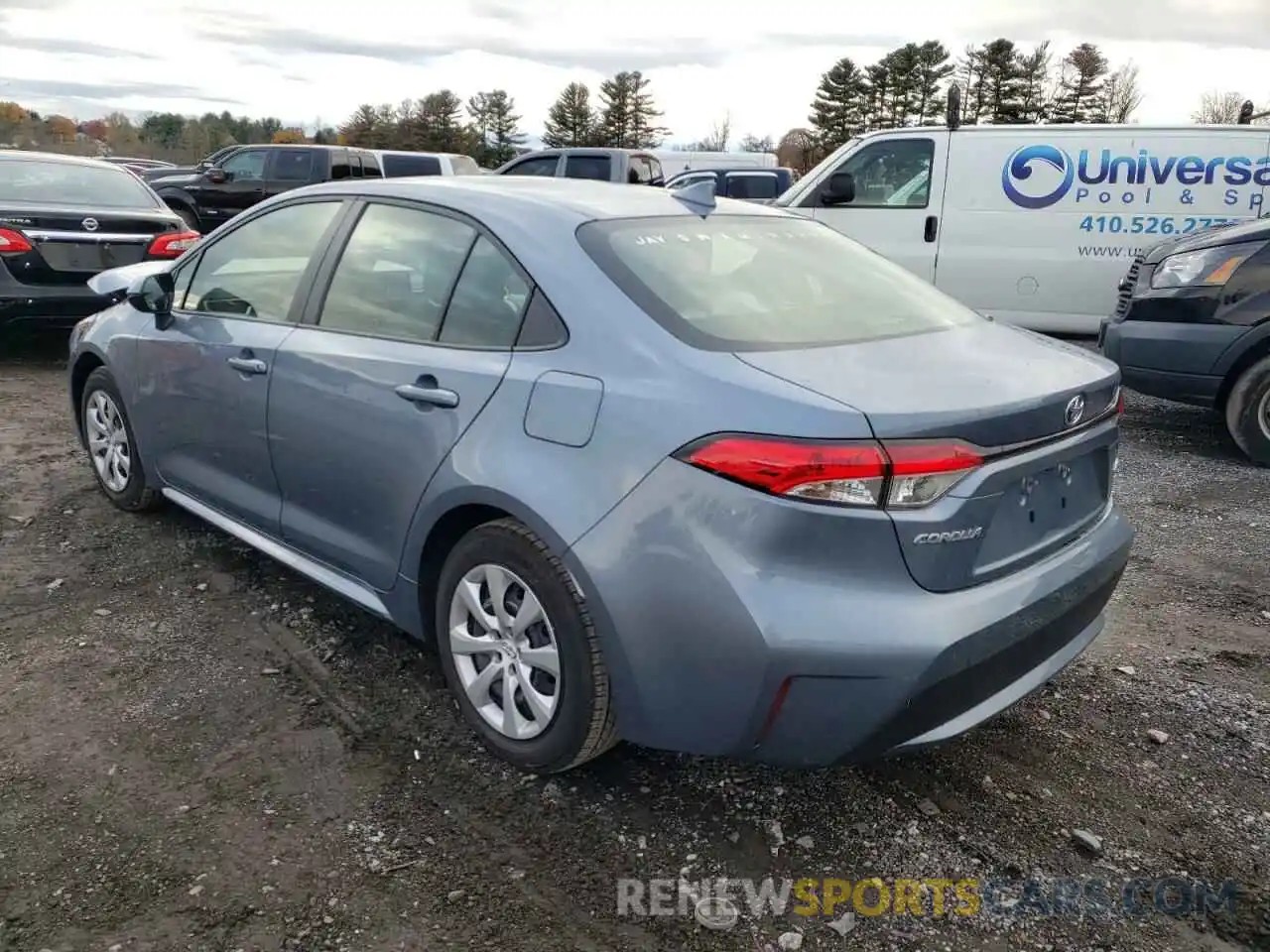 3 Photograph of a damaged car JTDEPMAE0MJ164884 TOYOTA COROLLA 2021