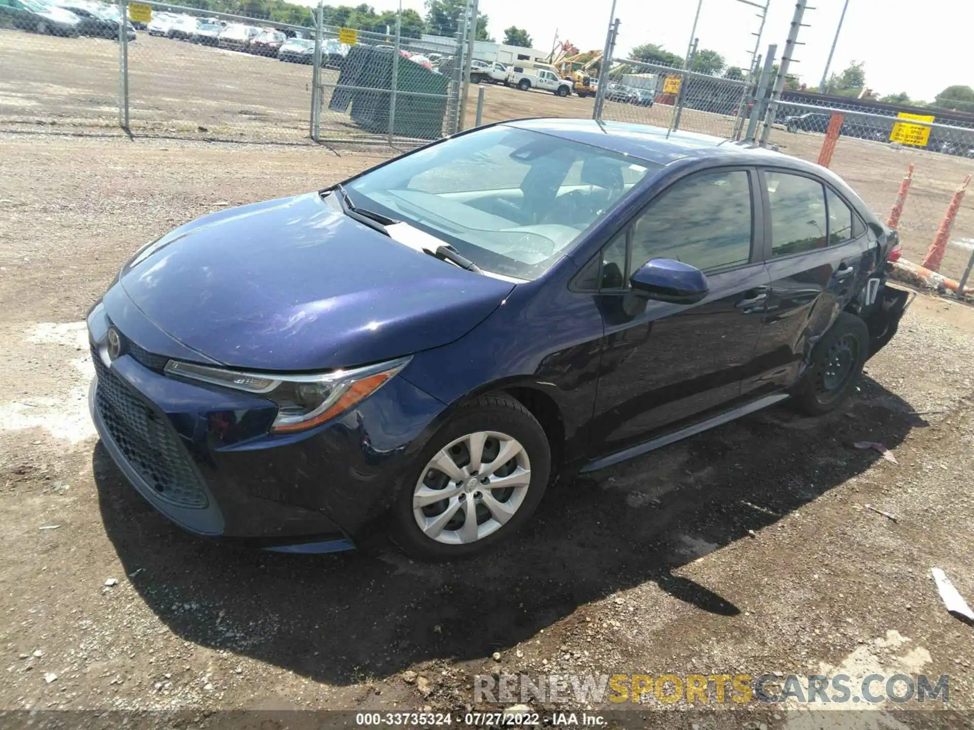 2 Photograph of a damaged car JTDEPMAE0MJ167221 TOYOTA COROLLA 2021