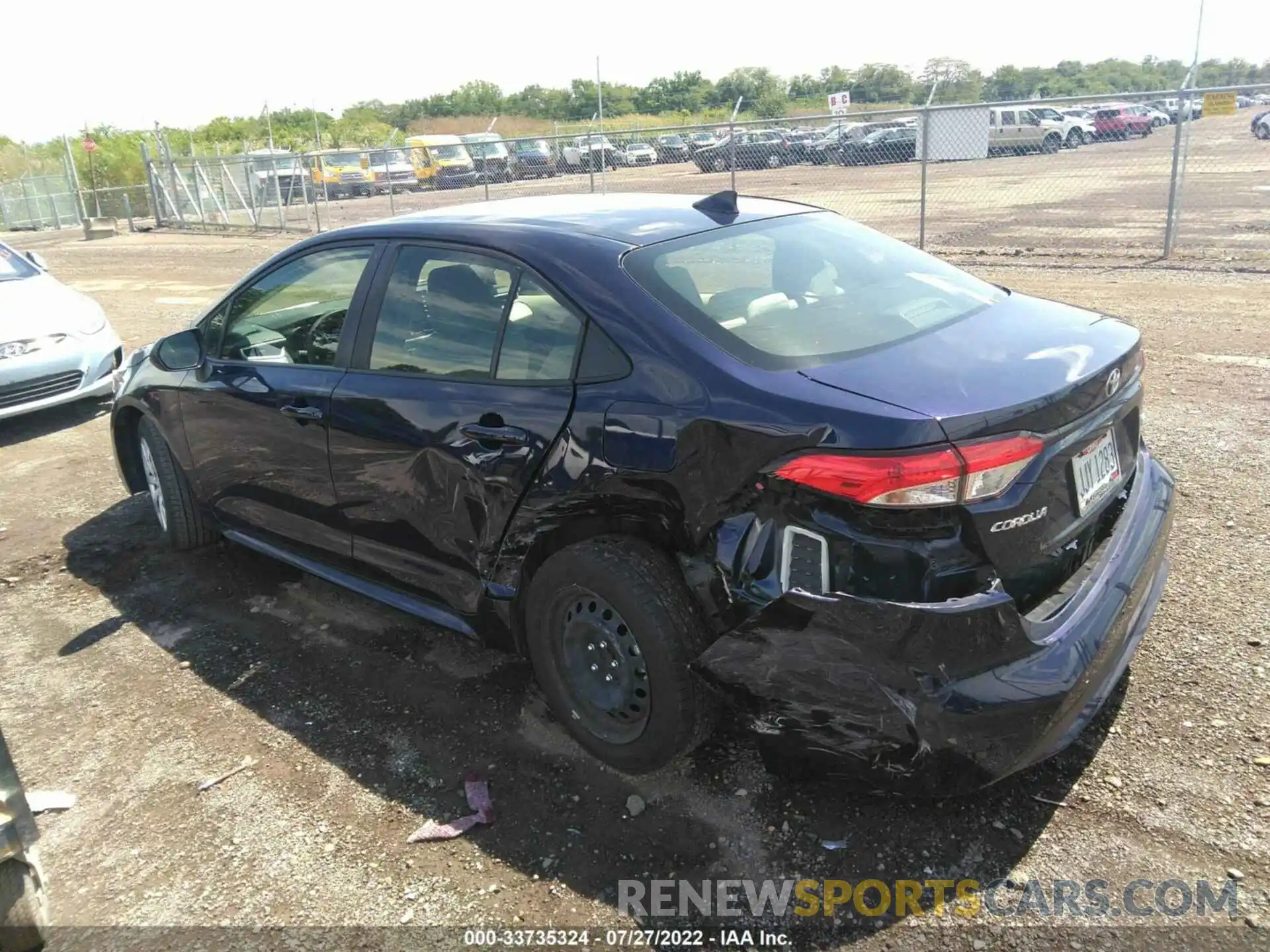 3 Photograph of a damaged car JTDEPMAE0MJ167221 TOYOTA COROLLA 2021