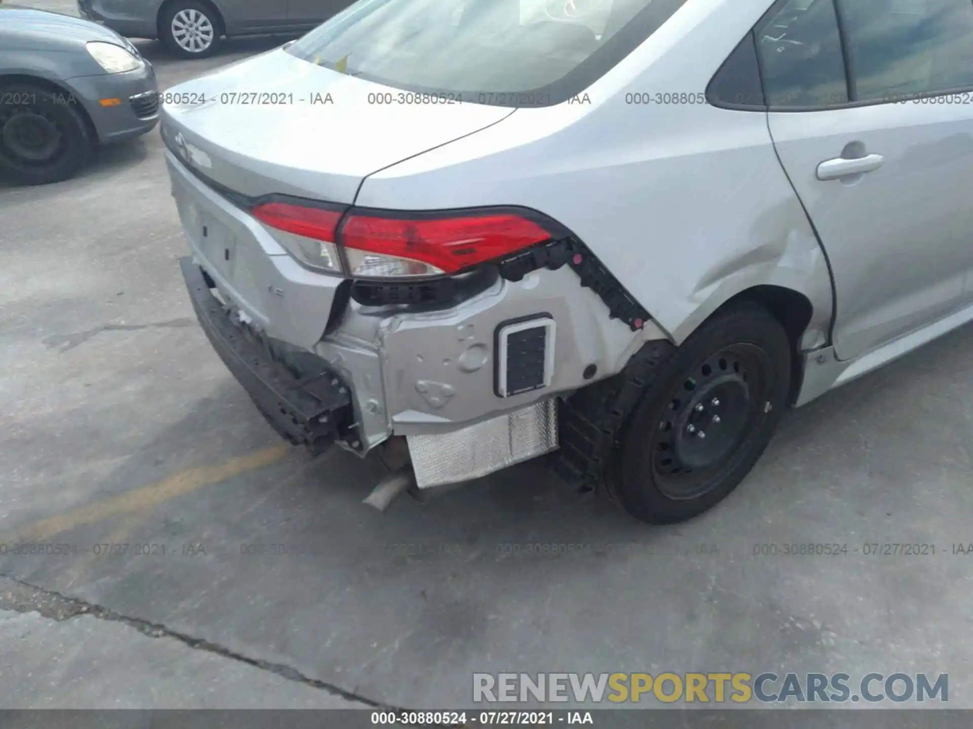 6 Photograph of a damaged car JTDEPMAE0MJ168319 TOYOTA COROLLA 2021