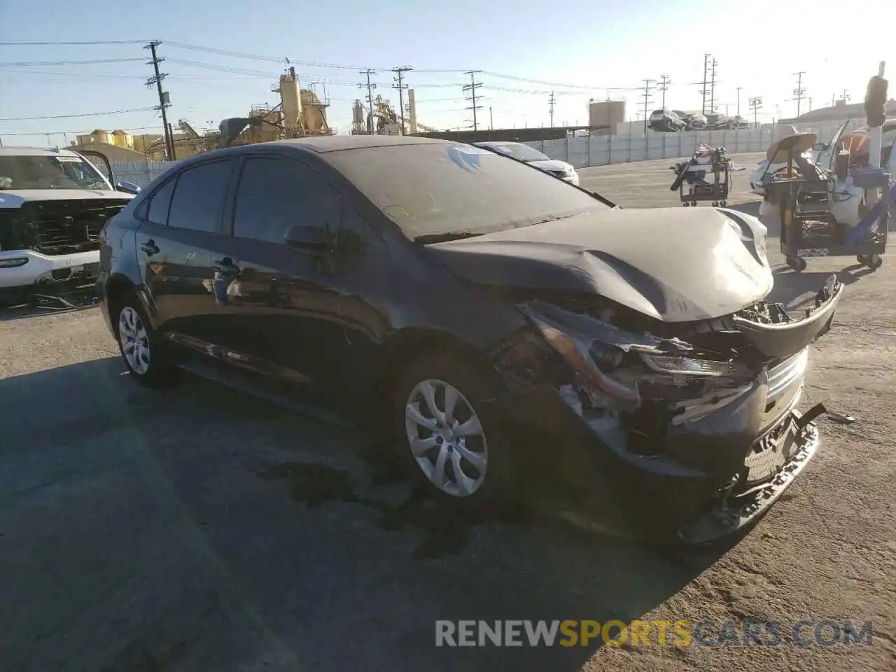 1 Photograph of a damaged car JTDEPMAE0MJ168532 TOYOTA COROLLA 2021